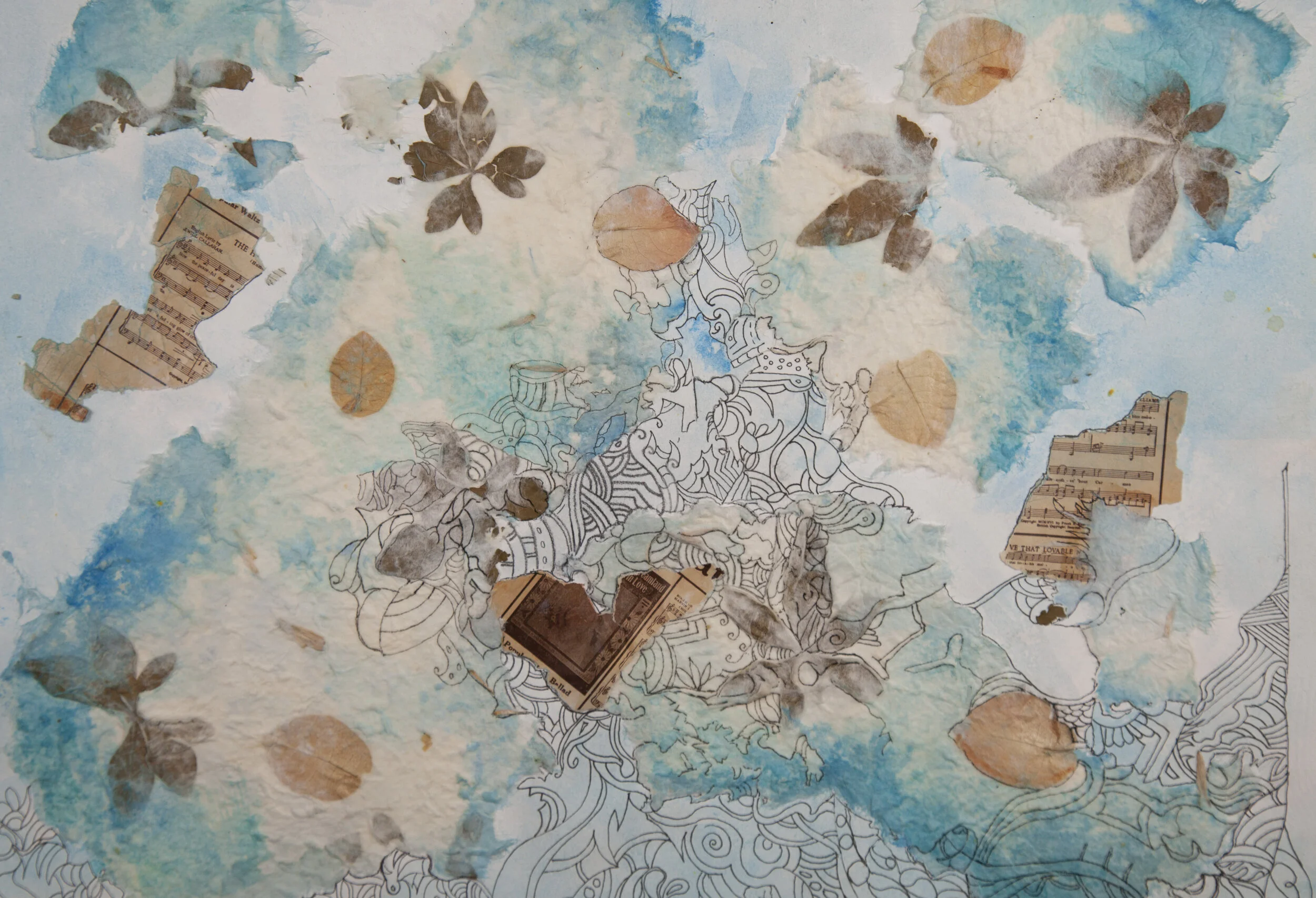 'Too Many Notes'  -  18 x 15  -  $495.00  (um/uf)