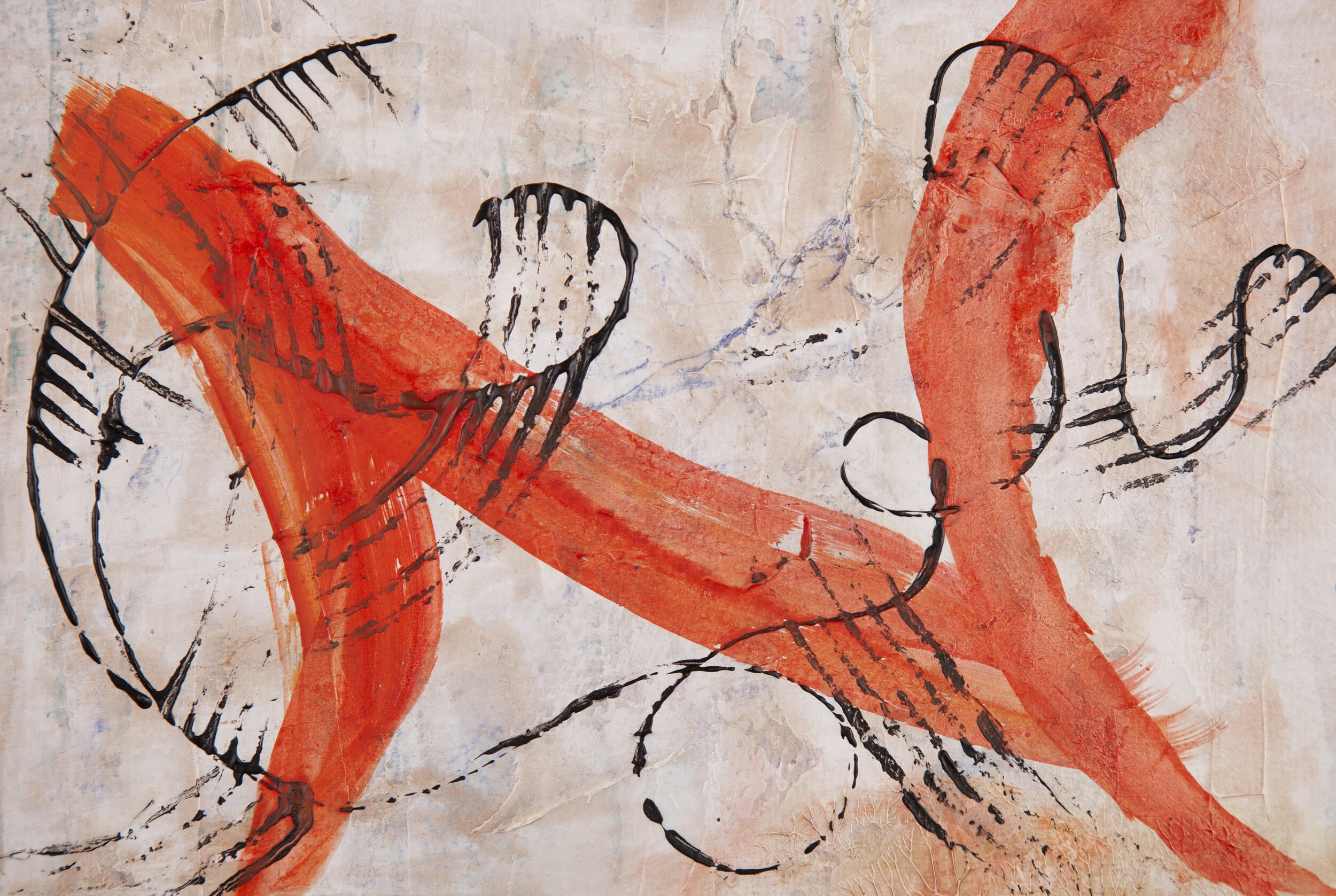 'Graffiti Artist in Venice'  -  15 x 11  -  $405.00  (um/uf)