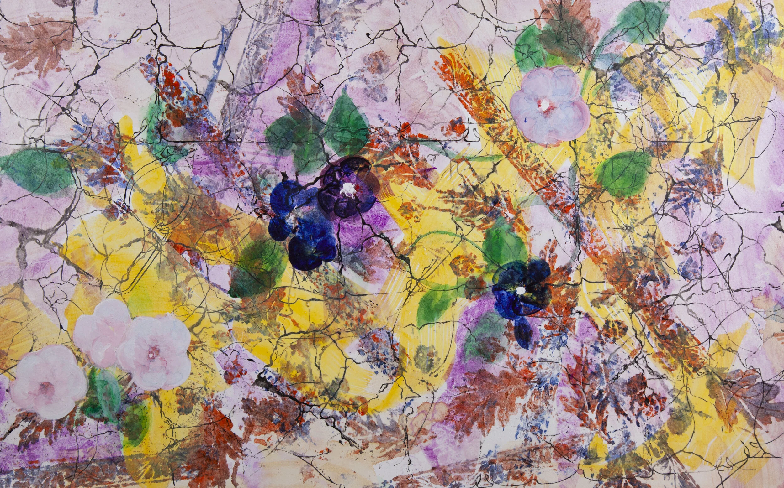 'Bouquet of Wishes'  -  22 x 15  -  $550.00  (um/uf)