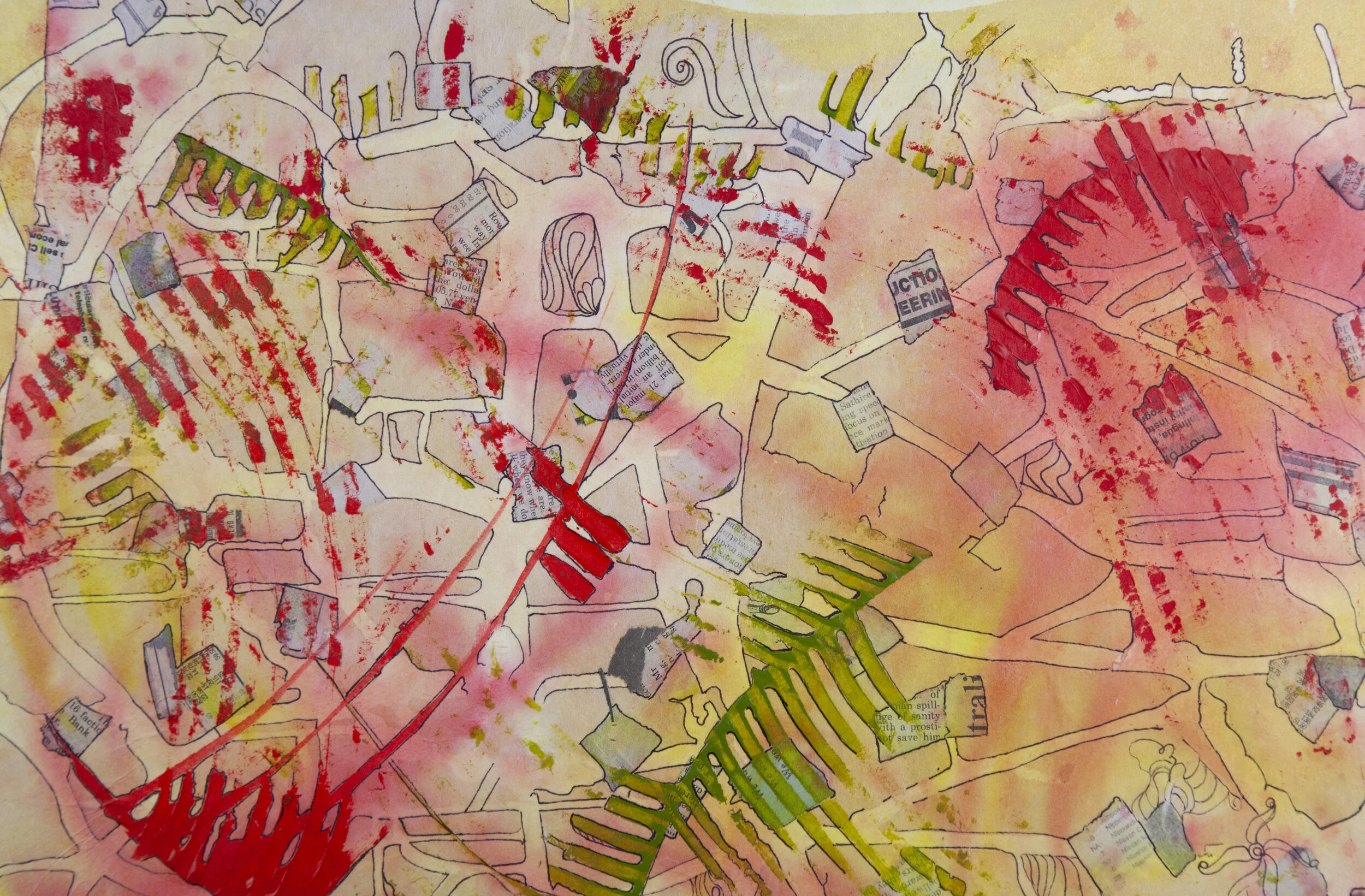 'Information Highway'  -  22 x 15  -  $550.00  (um/uf)