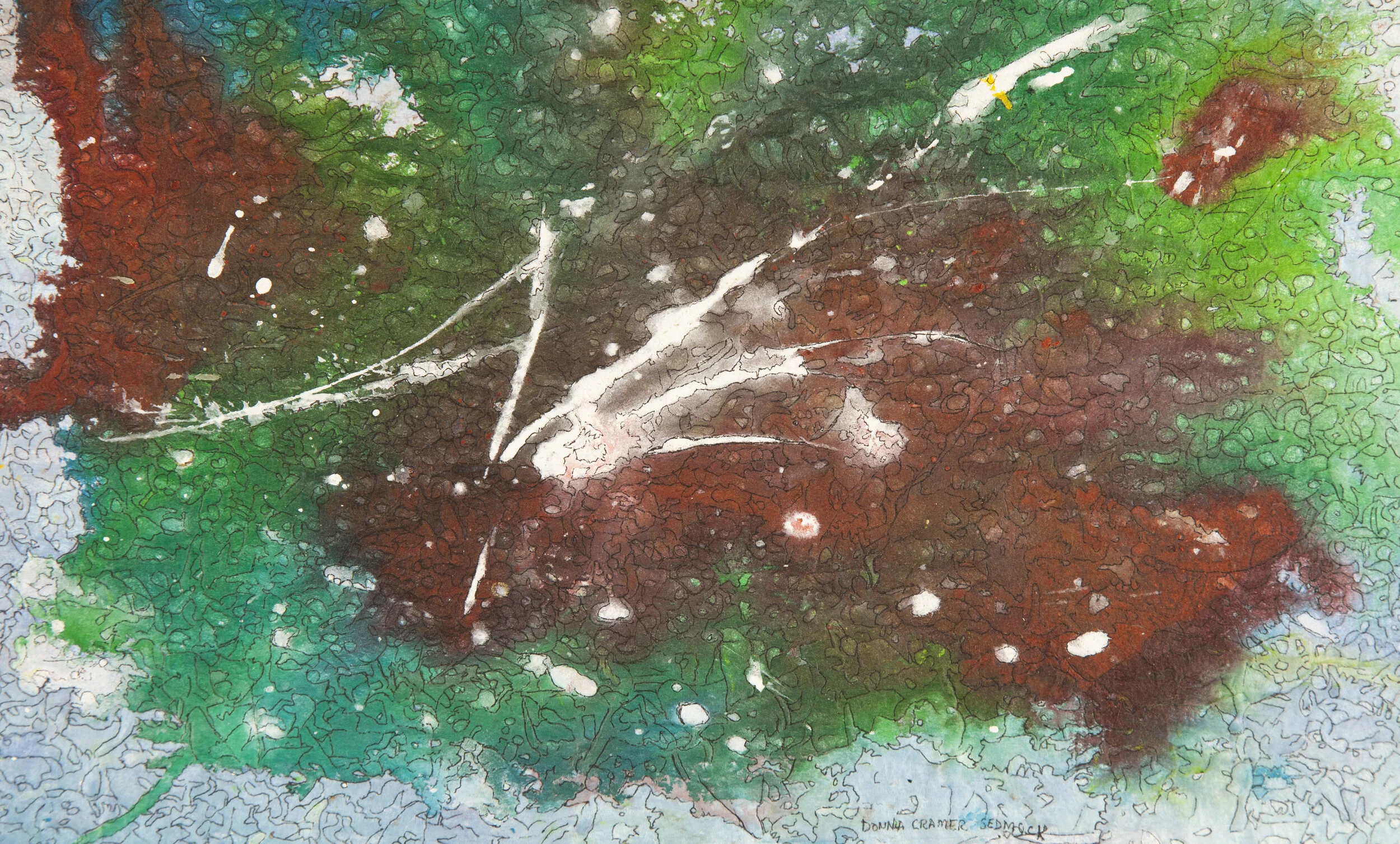 'Constellation Soup'  -  11 x 8  -  $365.00  (um/uf)