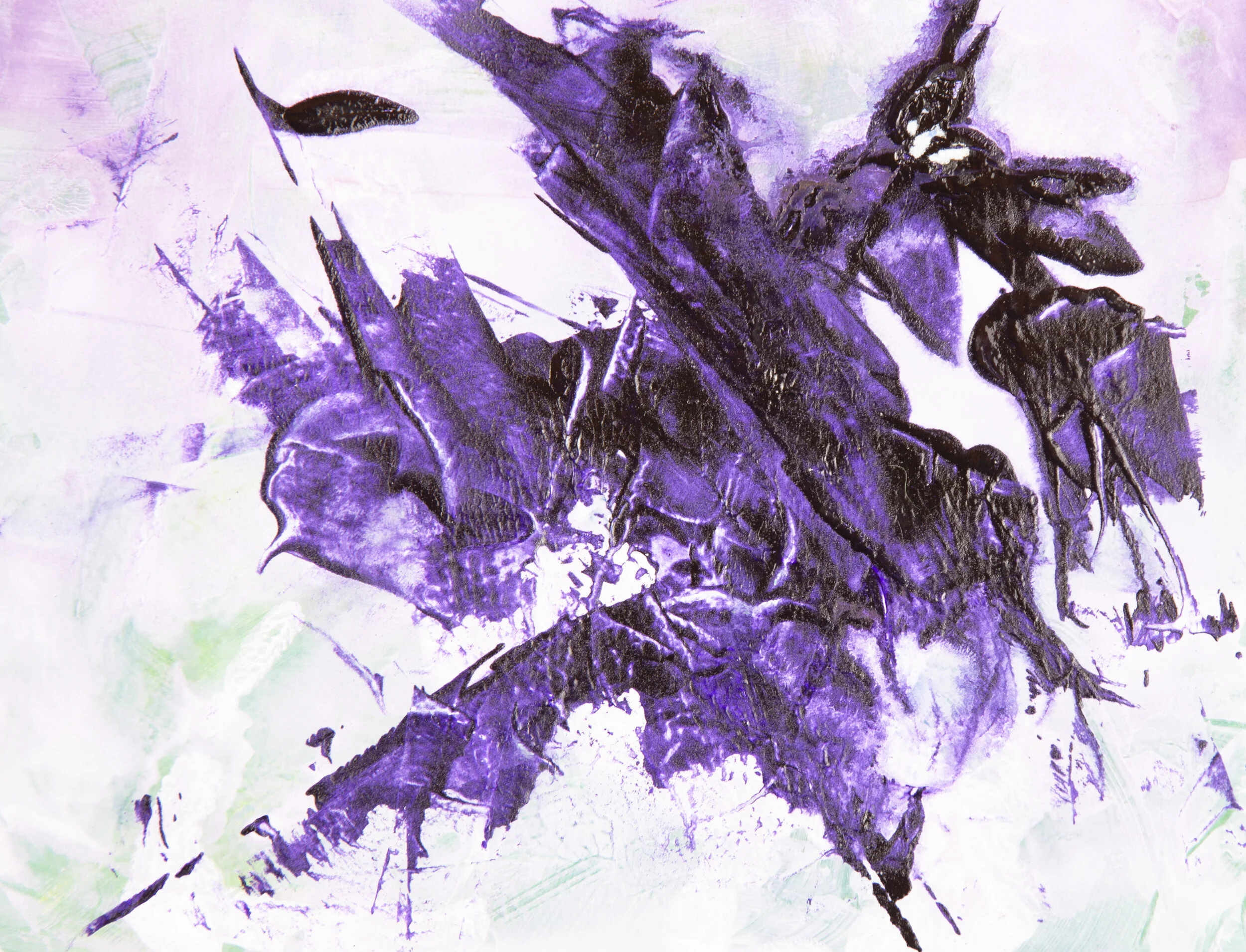 'Violet Crime'  -  9 x 7  -  $325.00  (um/uf)