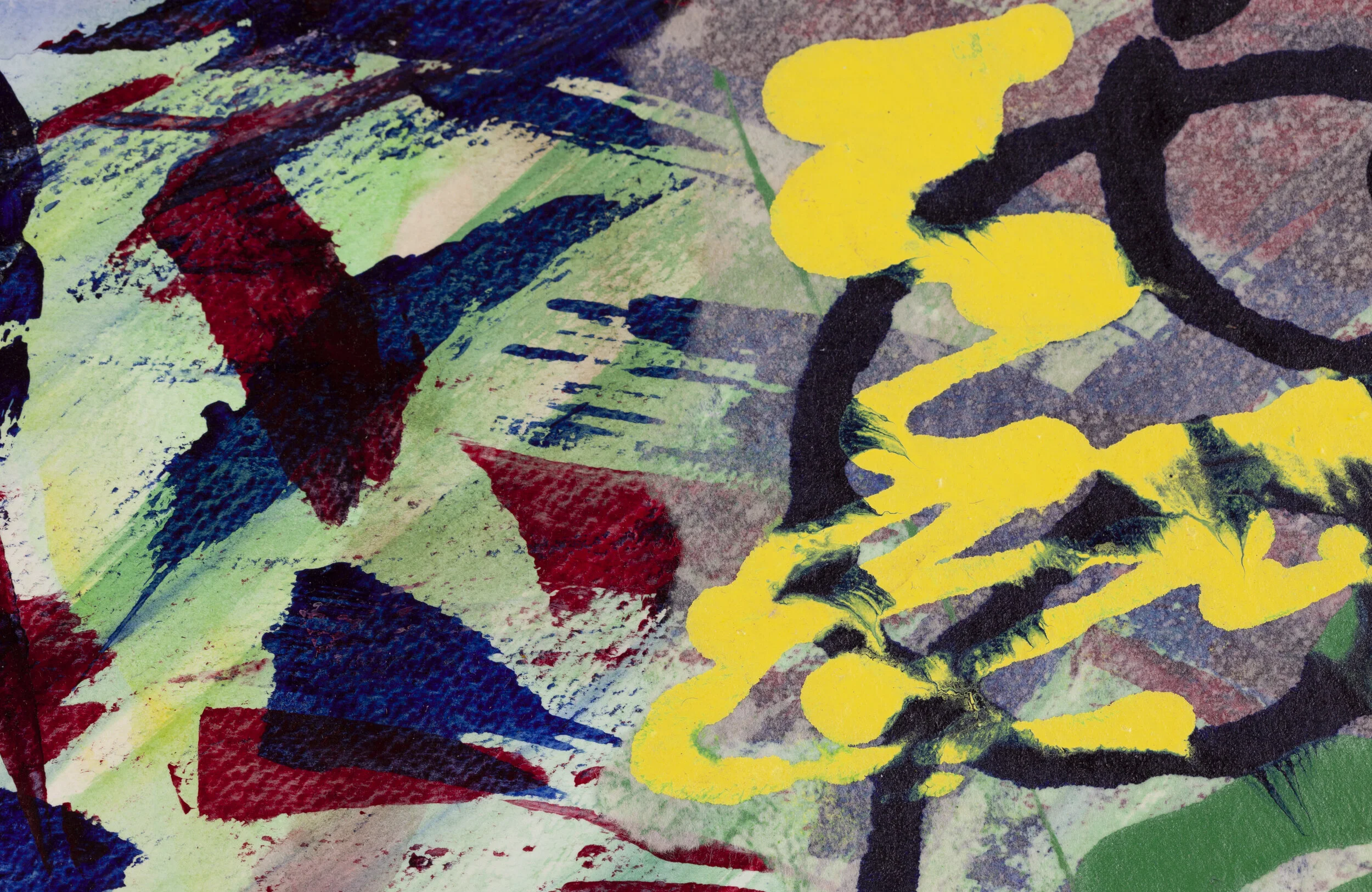 'Google Splatter'  -  11 x 8  -  $375.00 (um/uf)