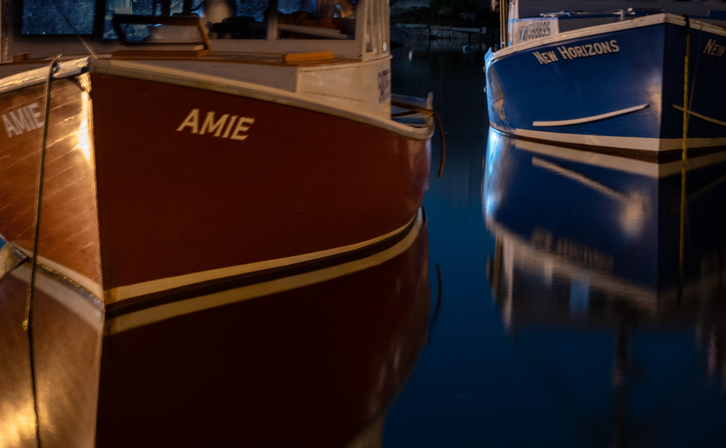 Robert Sahakian - Boats in Rockport Harbor.jpg