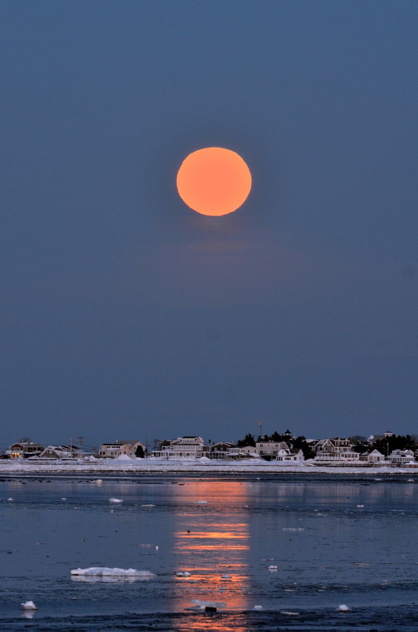 Philip L Schwartz - Snow Moon Looking At Plum Island.jpg