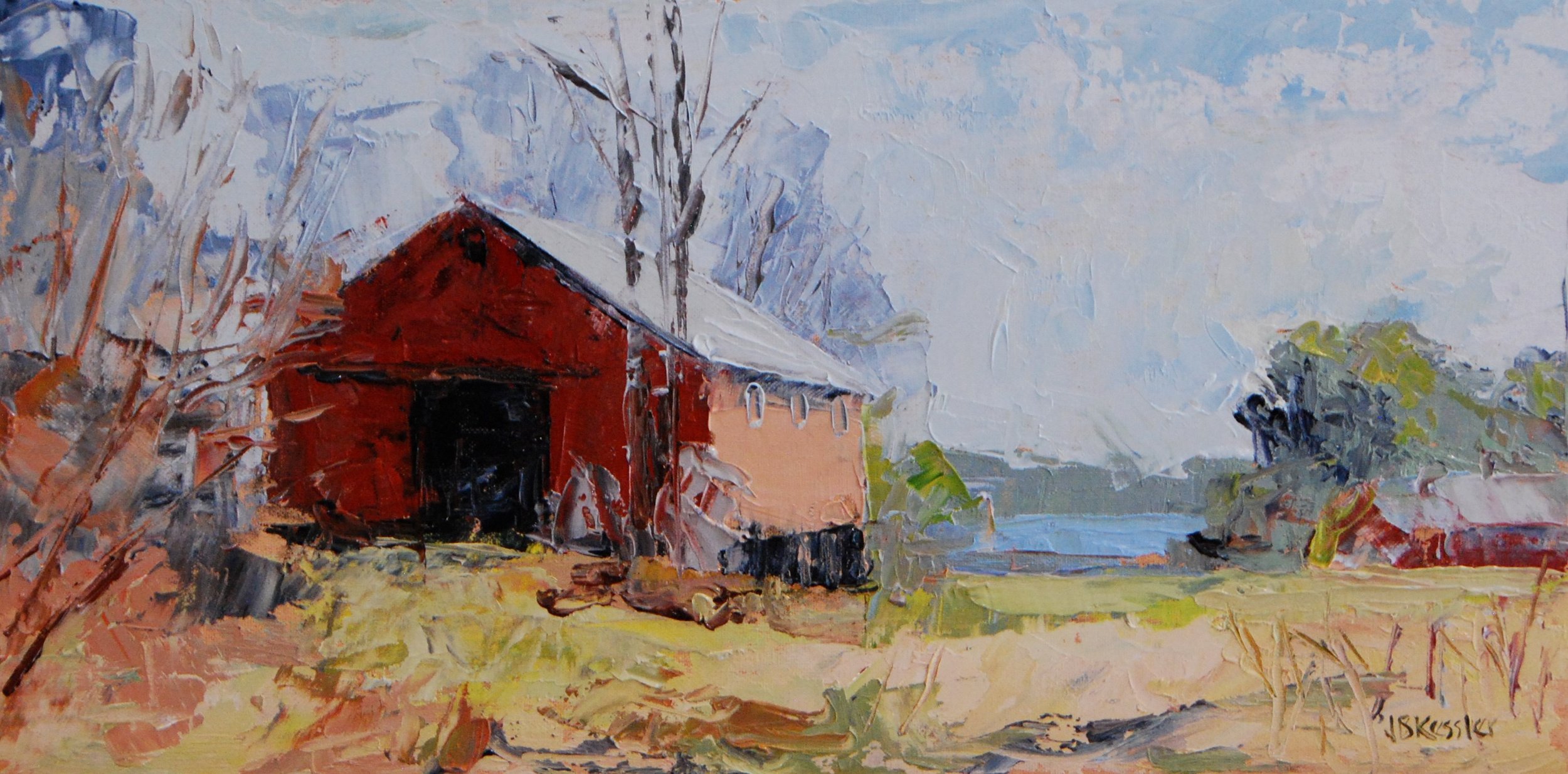John Kessler - Barn by the Lake.jpg