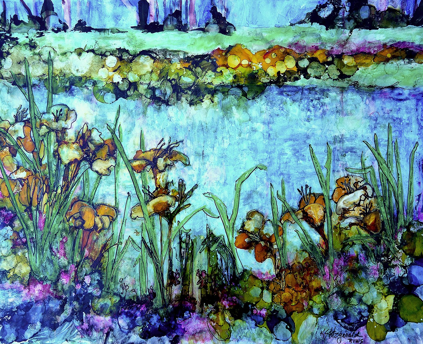 Karen Fitzgerald - Summer Pond Lilies.jpg