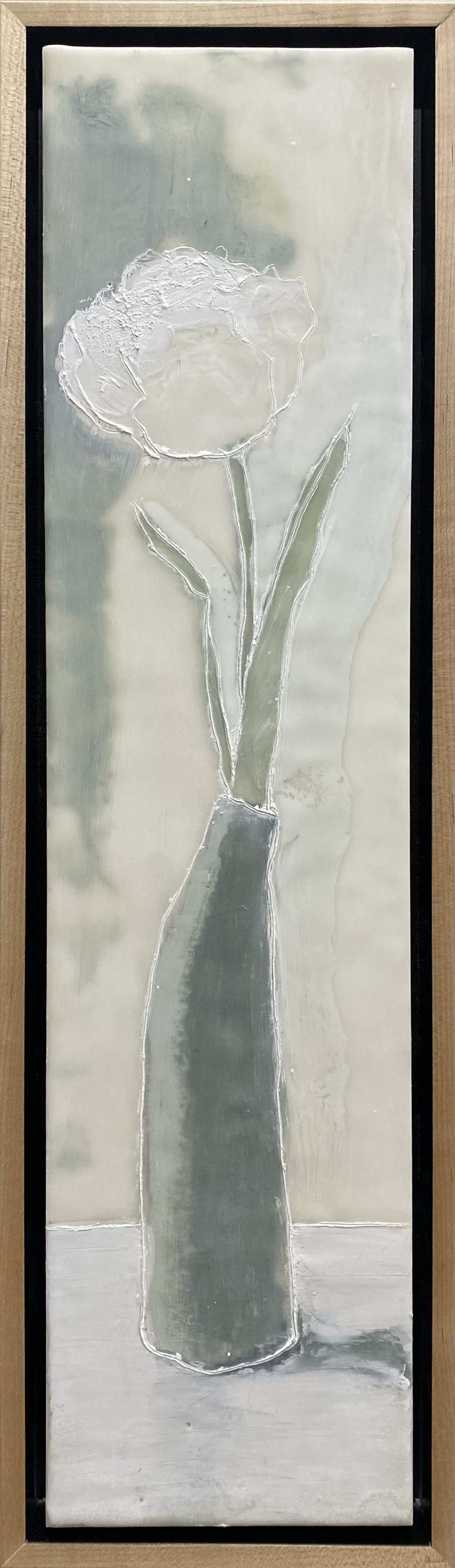 Amy Vander Els - White Tulip, Grey Vase.jpg