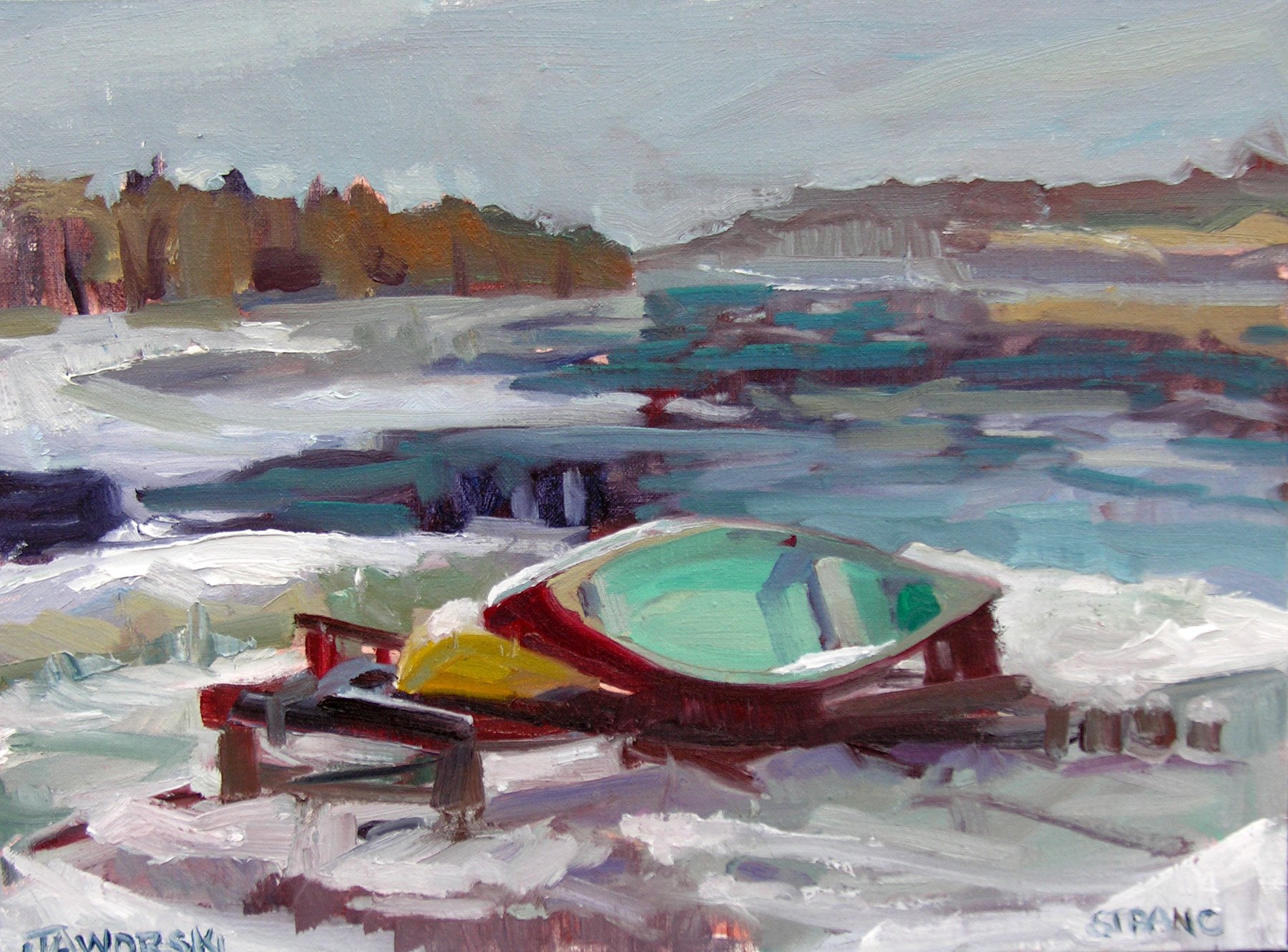 Susan Jaworski Stranc - Ice-Locked Canoe.jpg