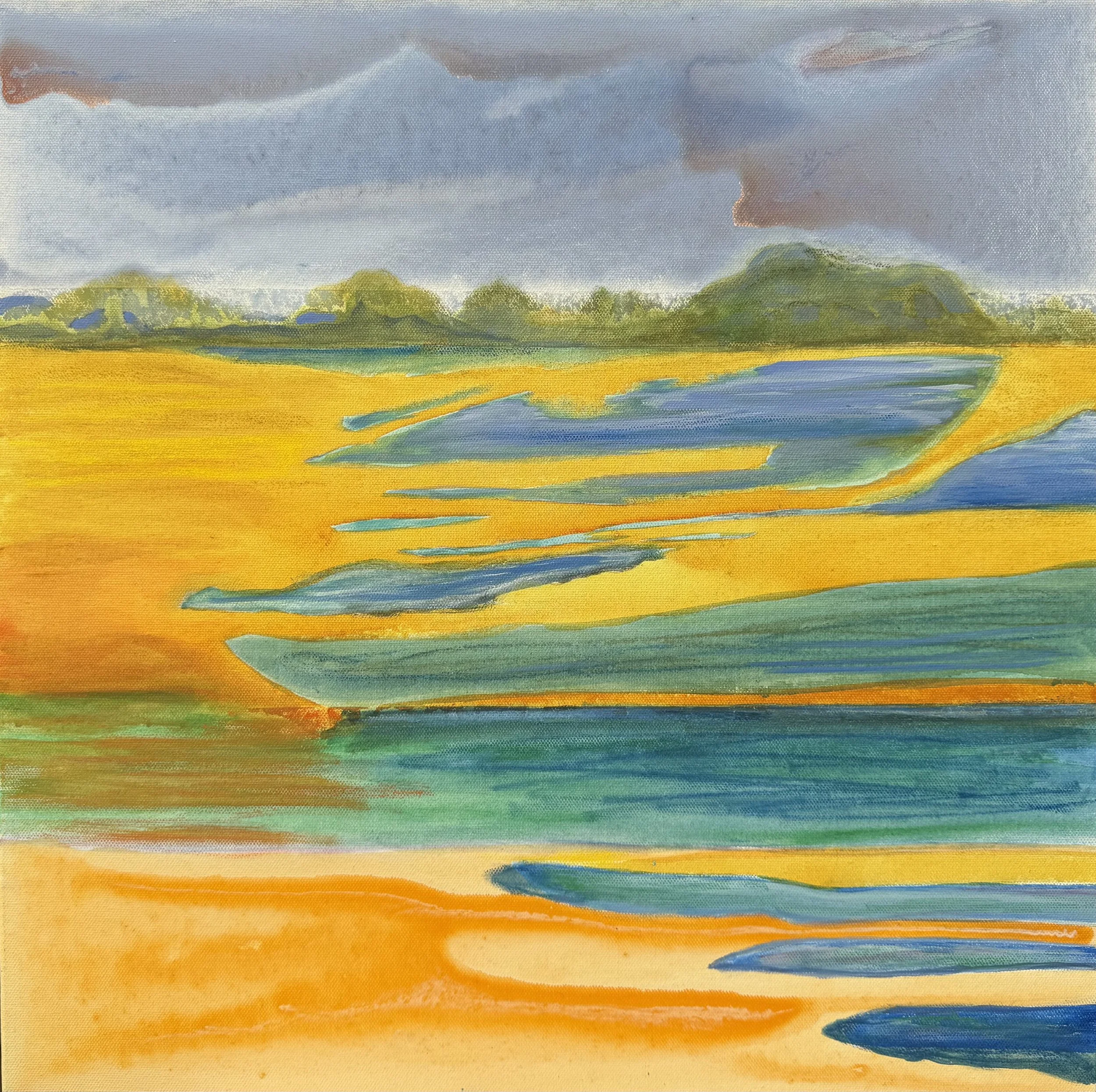 Karen Futral - Land and Water Flow, Blue Sky.jpeg