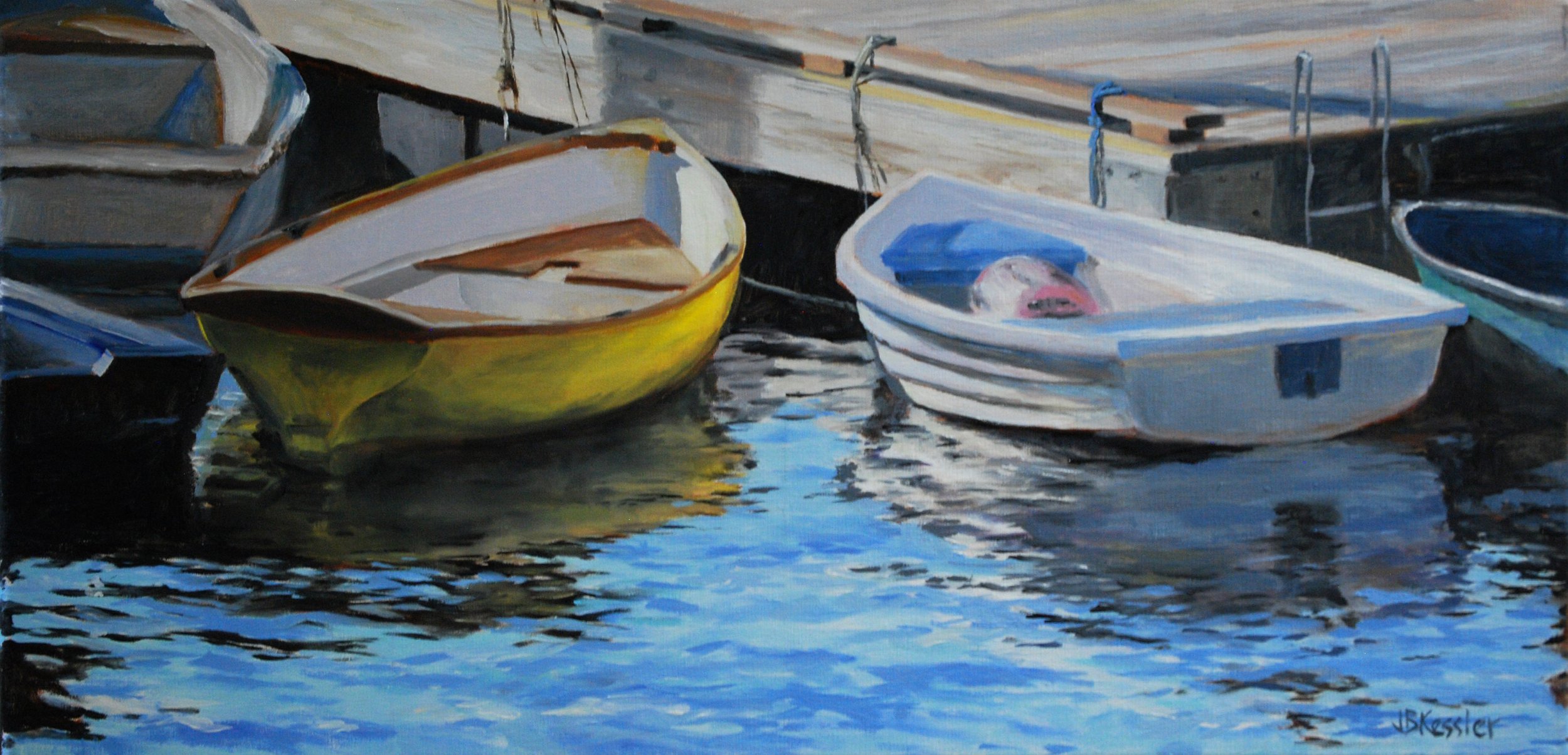 John Kessler - Rowboats at the Dock (1).jpg