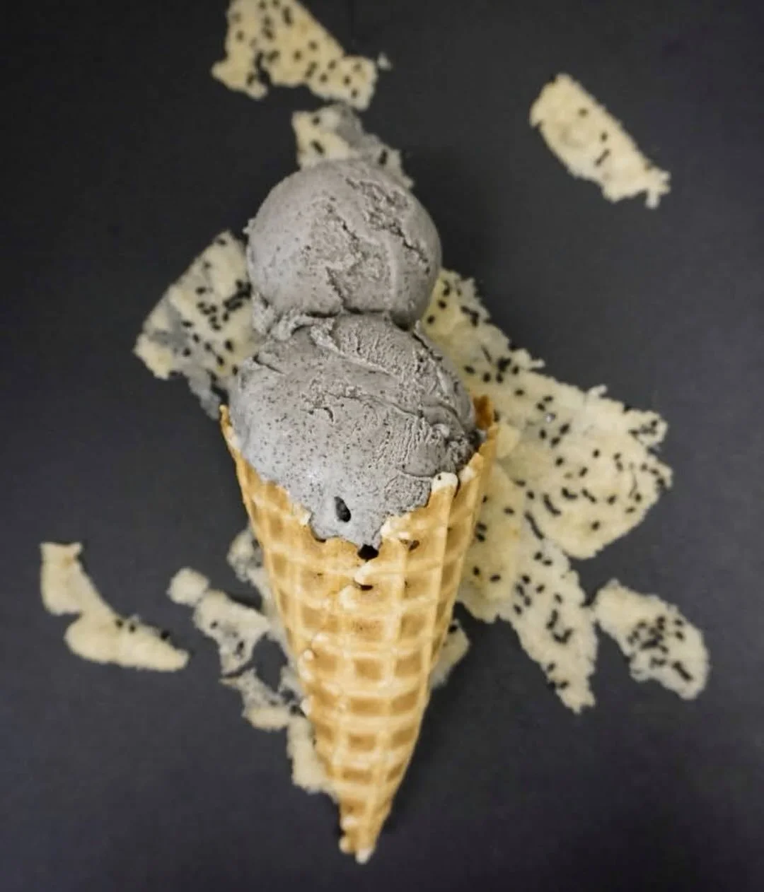 Our flavors celebrating AANHPI Heritage Month continue with Black Sesame 🖤

Freshly toasted black sesame seeds flavor this rich, nutty ice cream inspired by offerings from our sister shop in Matsumoto, Japan. Now scooping!

#washingtondc #icecream #