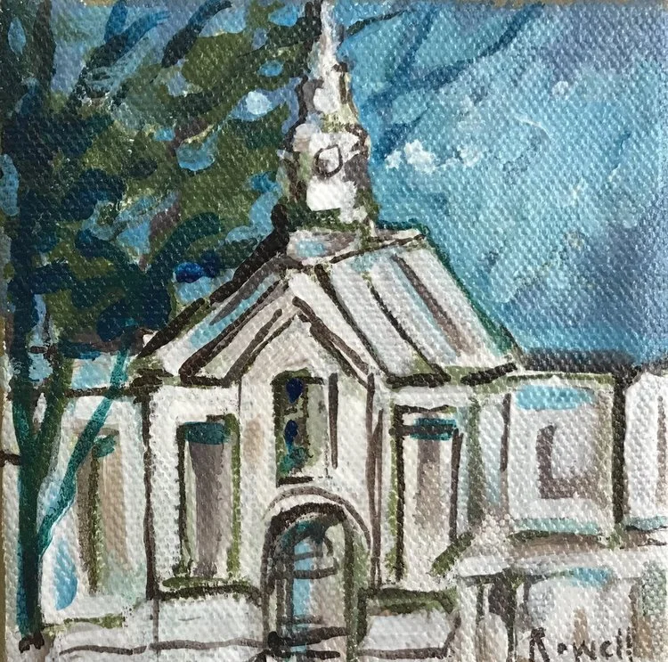 New England Church  (4x4)  $25