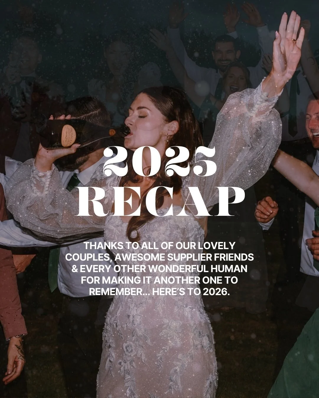 ⚡️// 2025 // ⚡️

A genuine thank you to each and every one of you&hellip; My amazing couples who have trusted me with their once in a life time day, the stunning venues I have been lucky enough to shoot at (including all of the incredible humans who 