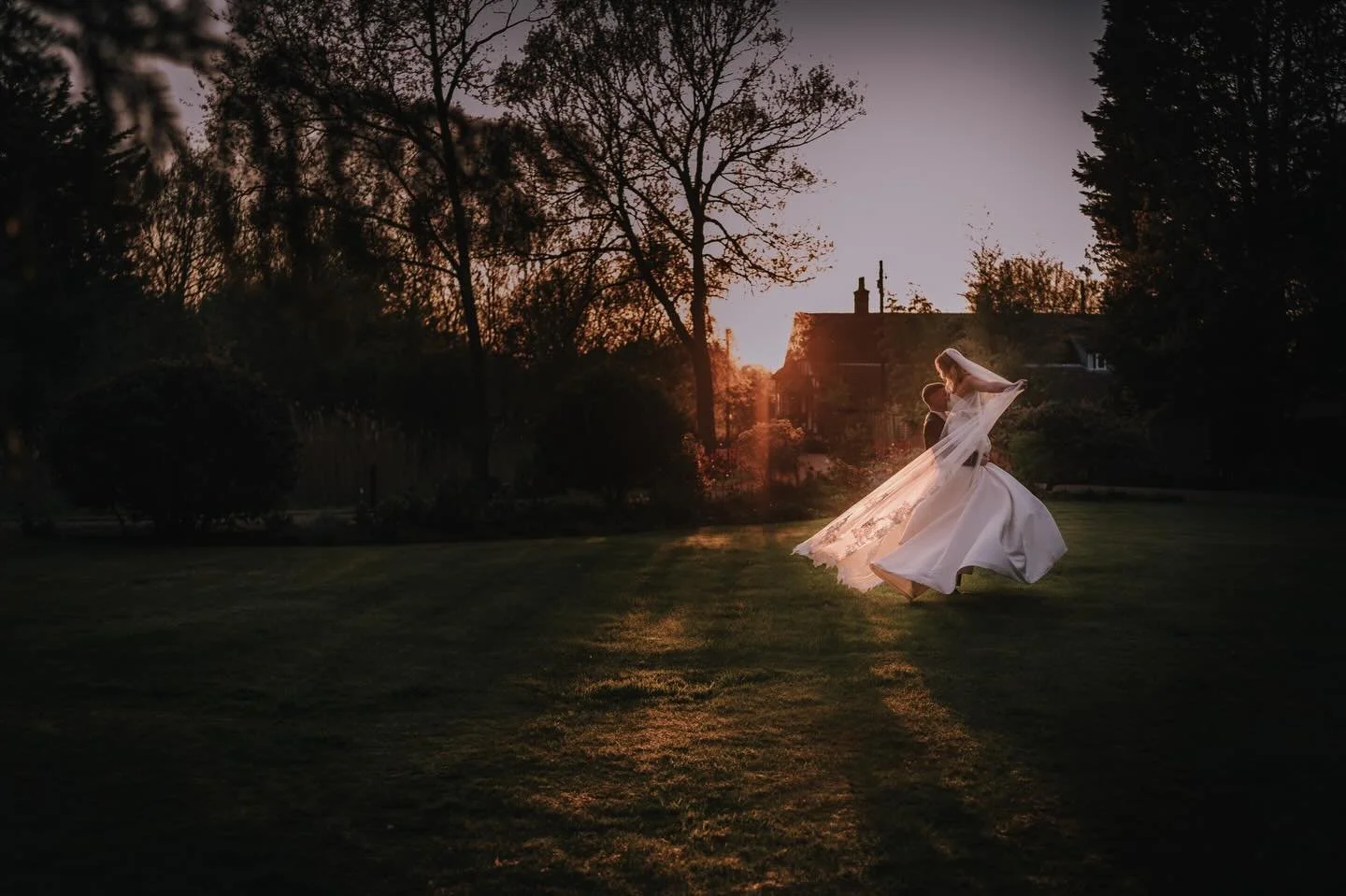A golden hour of dreams&hellip; Hutton Hall provided the goods for Adelle &amp; Luke 😍

VENUE - @huttonhall 
PHOTOGRAPHER - @fraserparryphotography 
FLORIST - @whitemossco_ 
MUA - @madeupbylynsey 
HAIR - @sherreeholdensbh 
DRESS - @bellissimaweds 
S