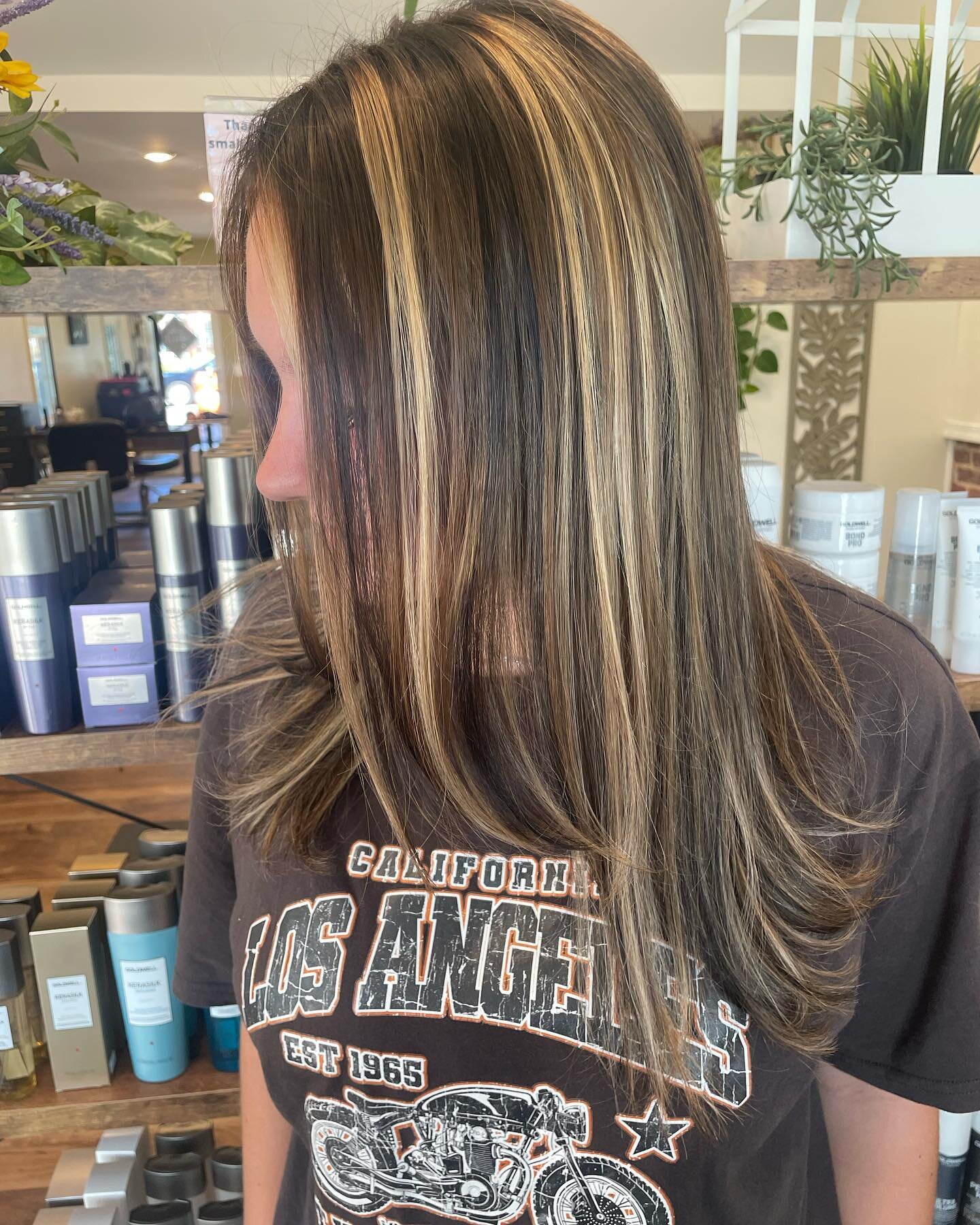 Back to school lows and lights, love it! 
Hair by Ron May 

Call us at 856.624.9140 to book your appointment. 

#goldwell #goldwellcolor #goldwellapprovedus #goldwellcolorance #goldwellpurepigments #goldwelltopchic #goldwellsalon #njsalon #njstylist 