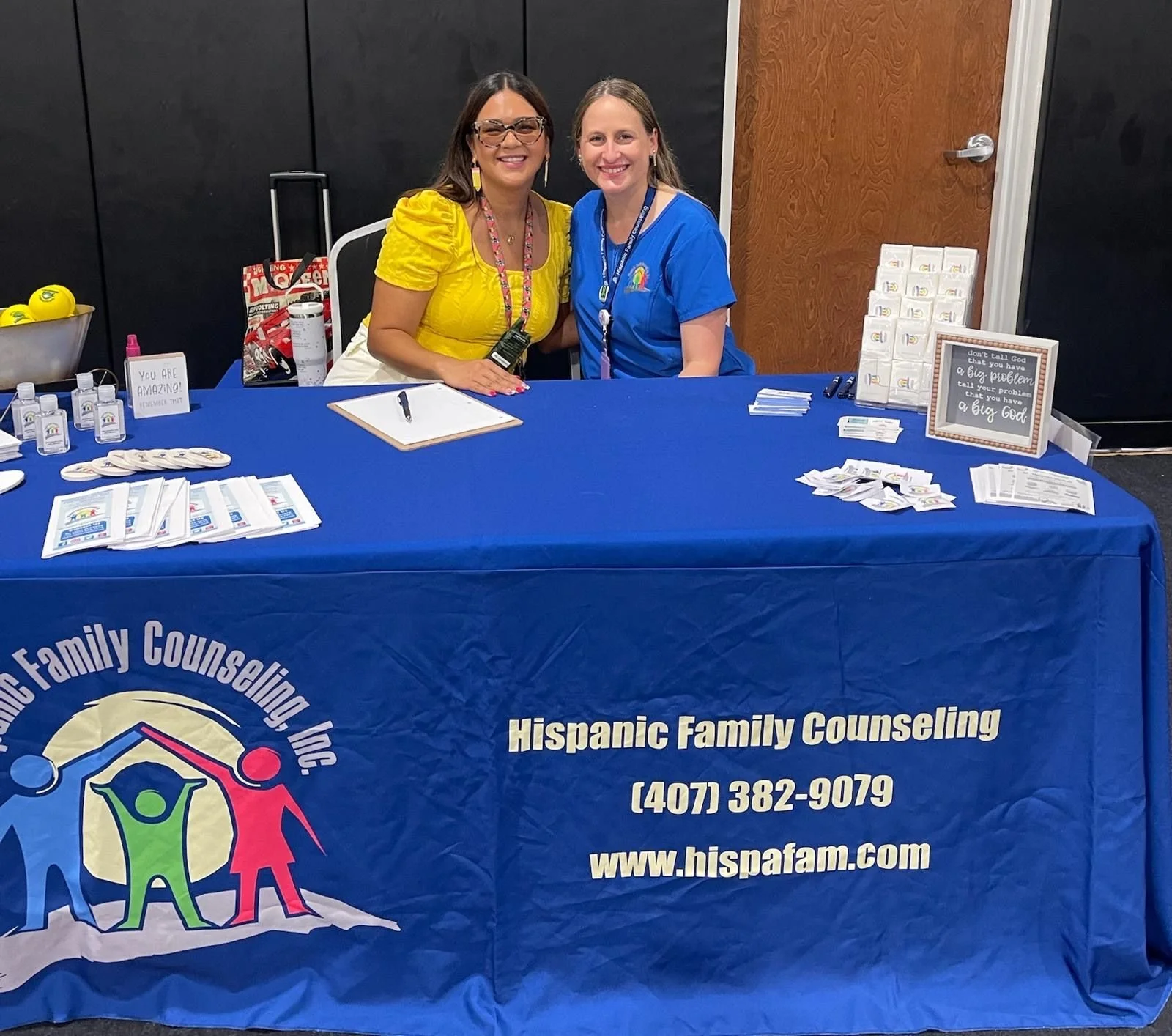 We were honored to take part in the Open House at Christian Preparatory Academy – Main Campus Poinciana, where our therapist Wendy Neuman shared information and resources about the services we offer to families (August 2025).