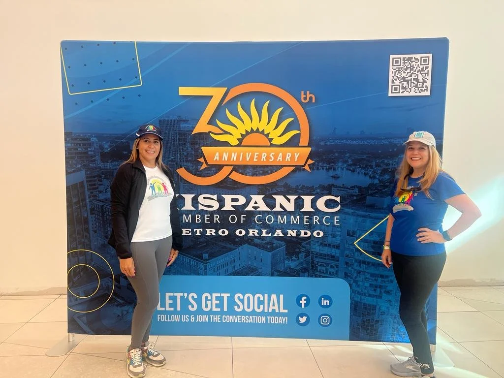 Our Founder & President, Denisse Centeno-Lamas, along with the Billing Specialist, Ivelisse Aldea, attended the Business Wellness Day organized by the Hispanic Chamber of Commerce of Metro Orland, July 28, 2023