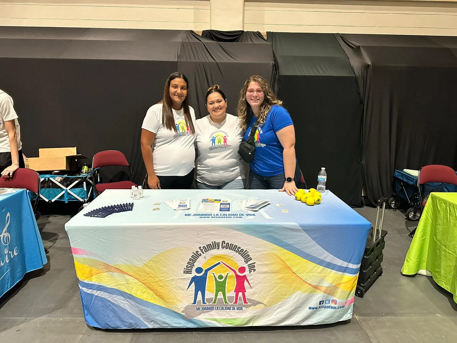 Our interns Karmen Martinez, Maria Noriega and Angela Nunez represented #Hispafam in the Osceola Youth and Family Summit on September 23, 2023.