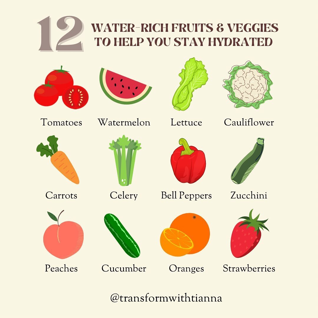 Stay hydrated this season with these 12 nourishing and water-rich fruits &amp; veggies 💪🏼💦🥕🍊 

We all know that we need water in order to survive, but did you know that you could be consuming fruits &amp; veggies that will help keep you even mor
