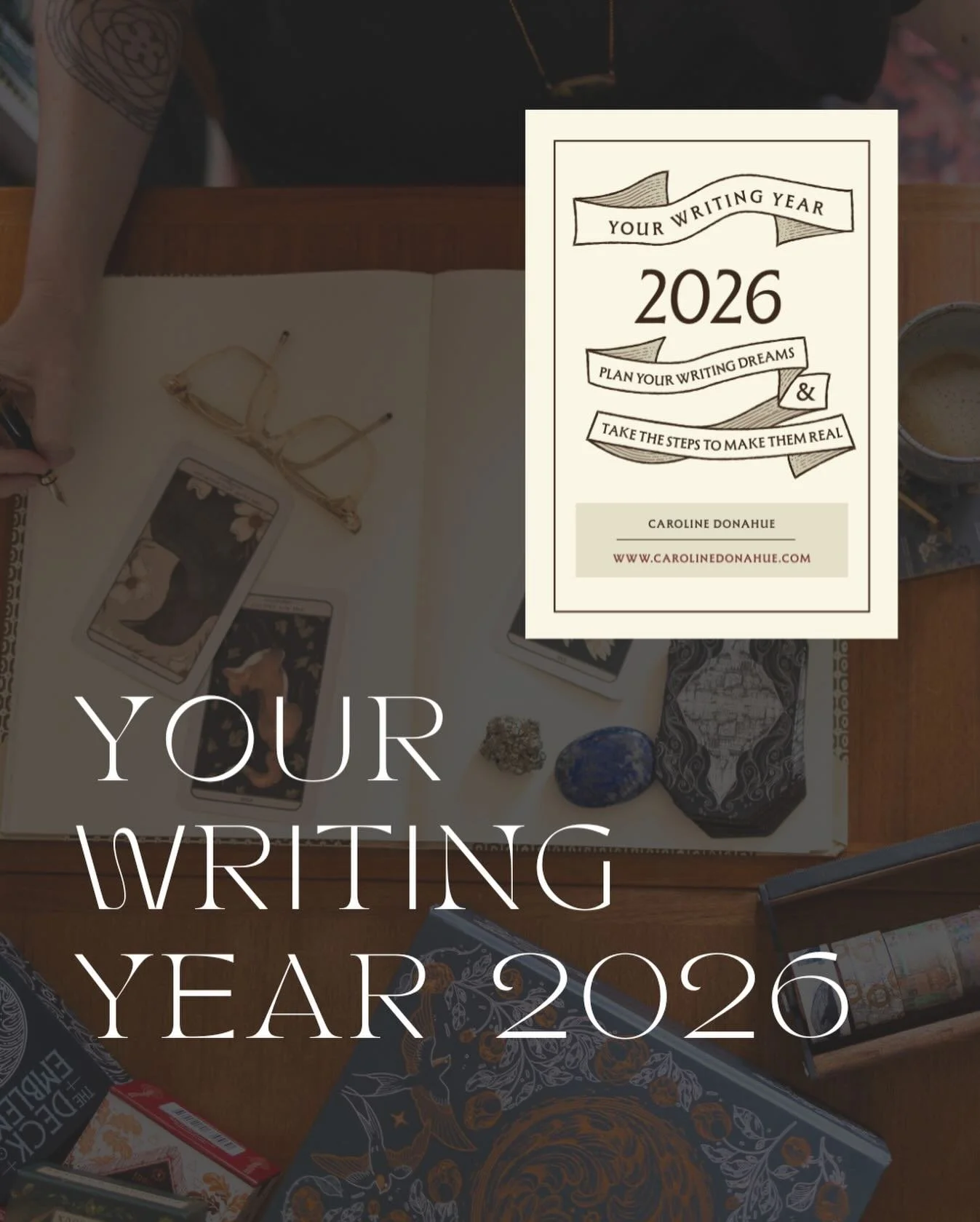 It&rsquo;s here! For the past six years, we&rsquo;ve created a planner for writers to reflect on the year gone by AND to dream up the year to come.

This year we&rsquo;ve added special journal pages for readers, and a few tracking pages you can color