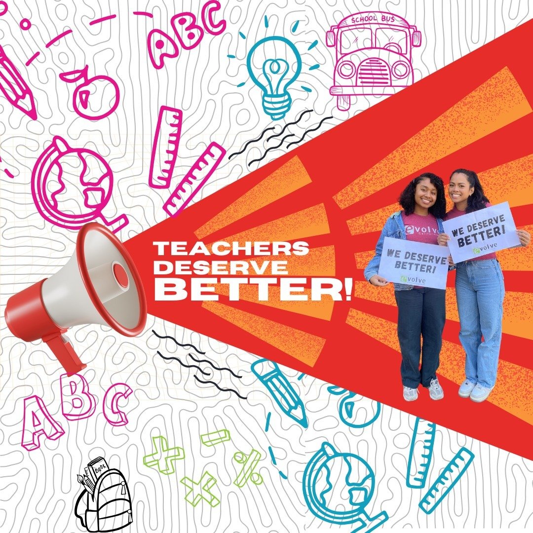 Wondering why we have a teacher shortage? 🖍📚✏️🍎

Find out from our interns who want to be teachers in the future! Read more: https://www.evolve-ca.org/intern-blog