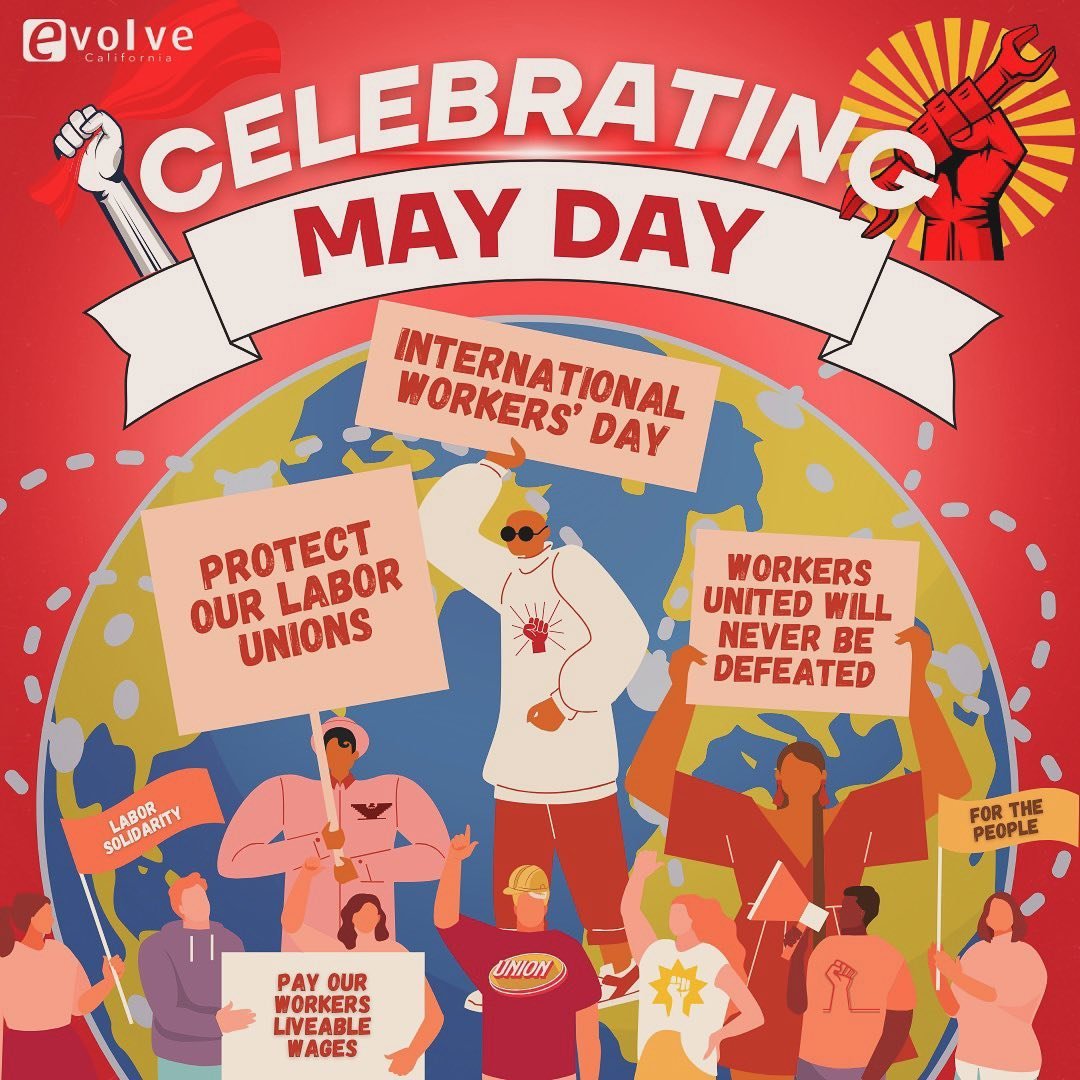 HAPPY MAY DAY✊🏽❤️ On International Workers&rsquo; Day, we stand in firm solidarity with our global labor community and their constant fight for labor rights and worker liberation‼️‼️

SOLIDARITY FOREVER❤️&zwj;🔥❤️&zwj;🔥