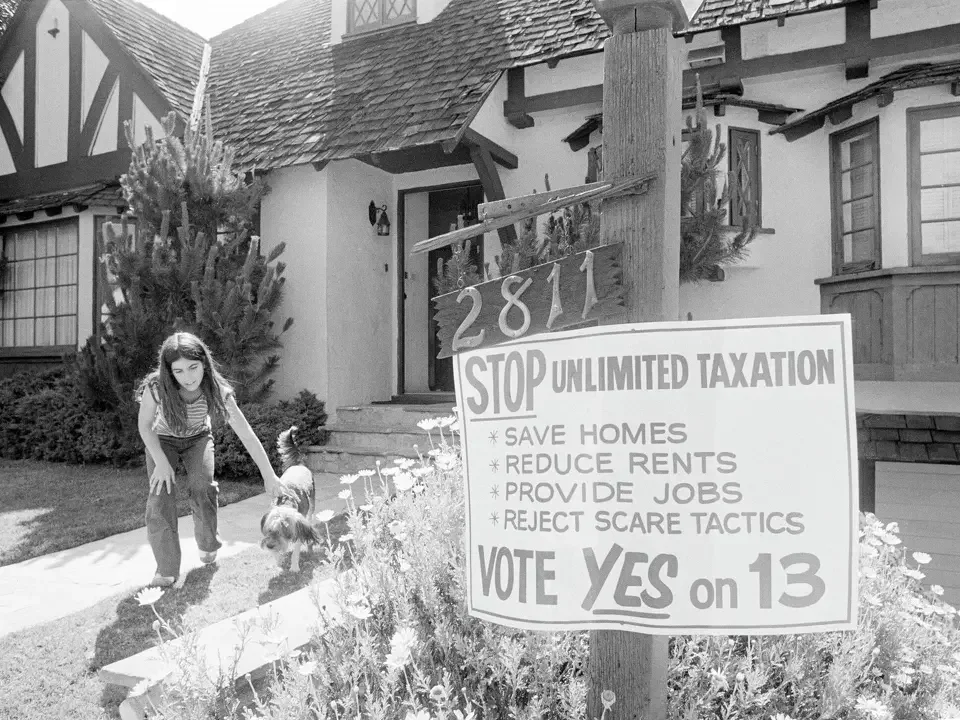 Re-level the playing field tilted by Prop 13