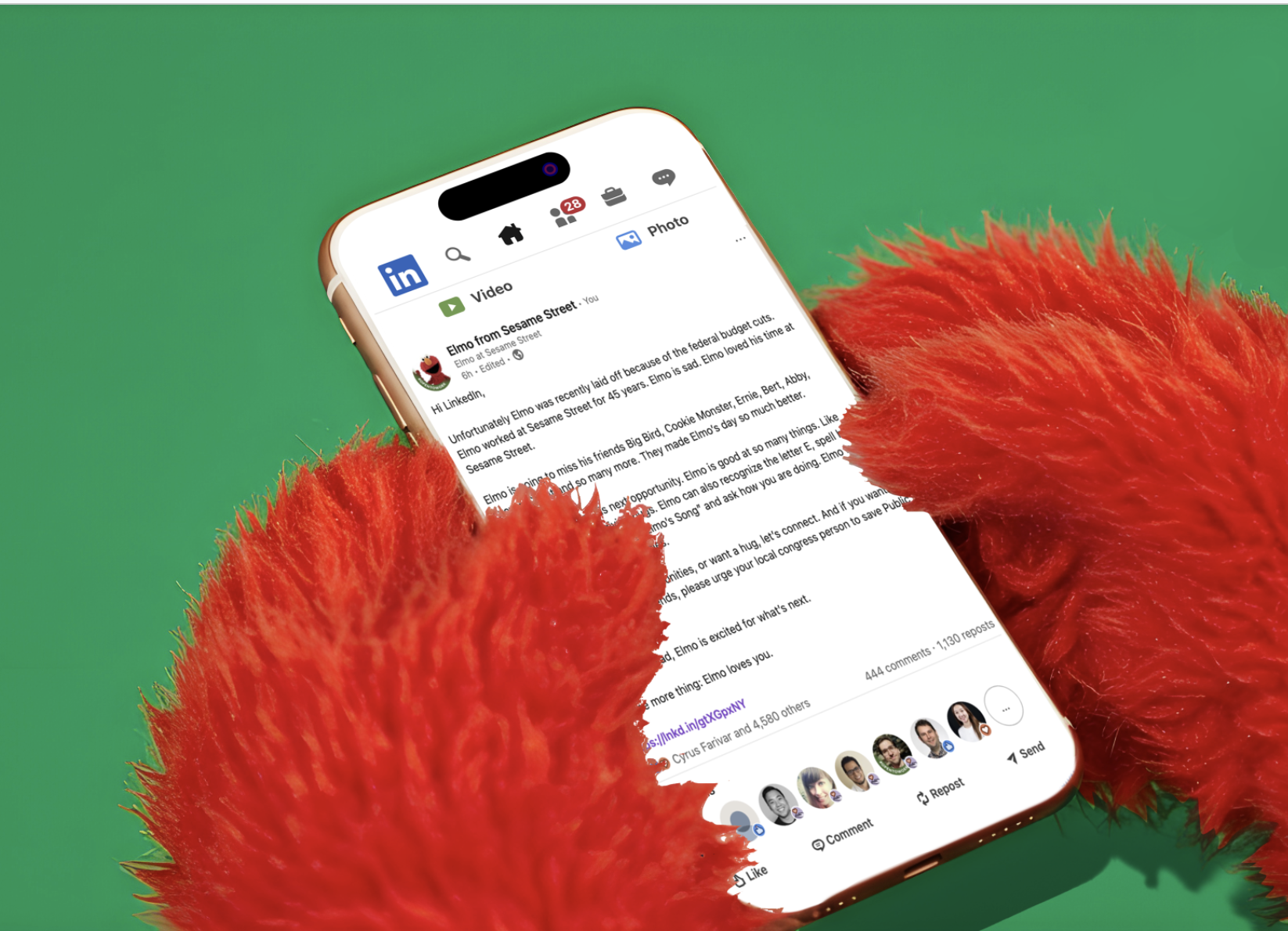 Elmo Open To Work
