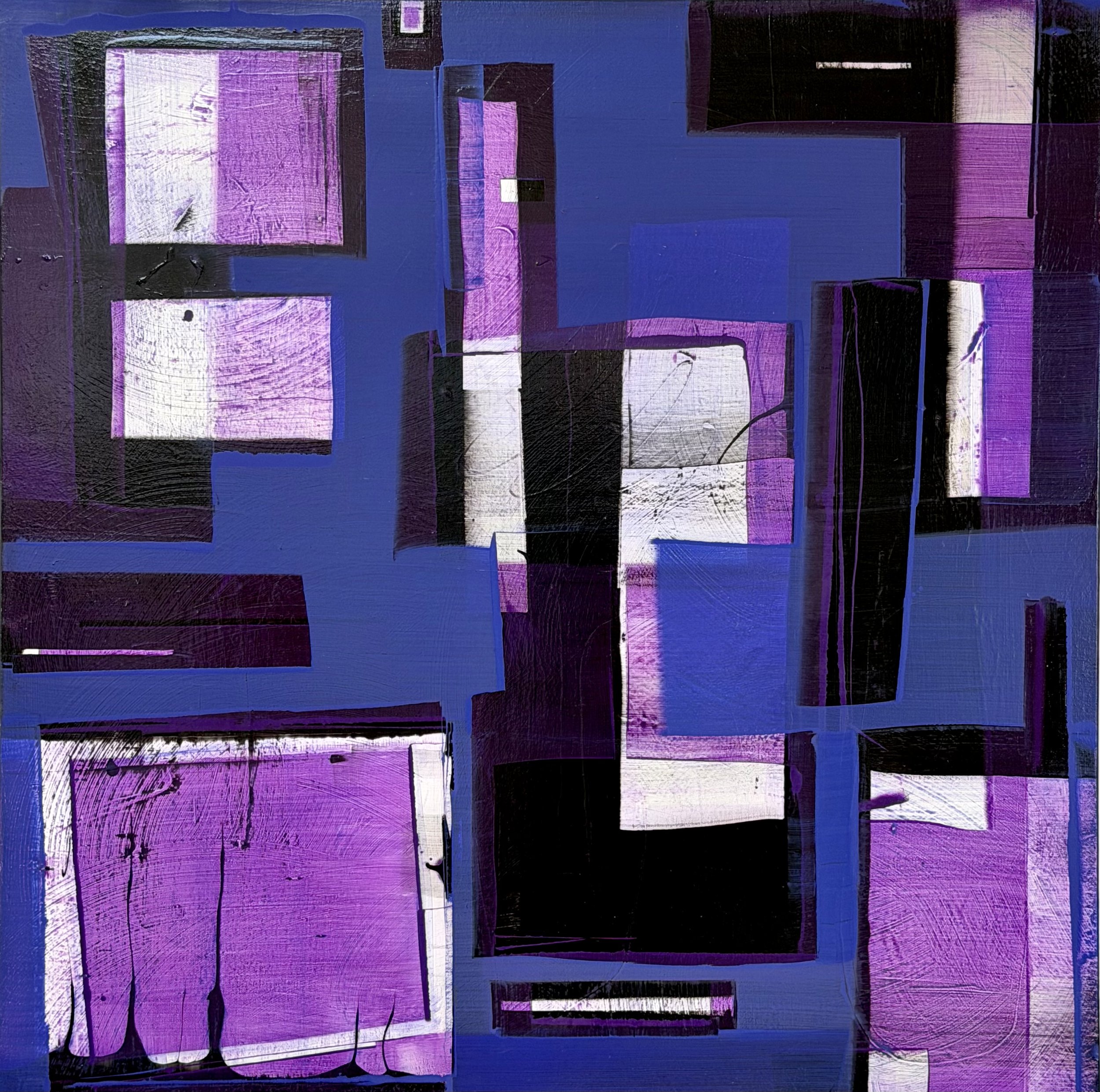 Midnight Smoothie, acrylic on panel, 36 x 36 in.