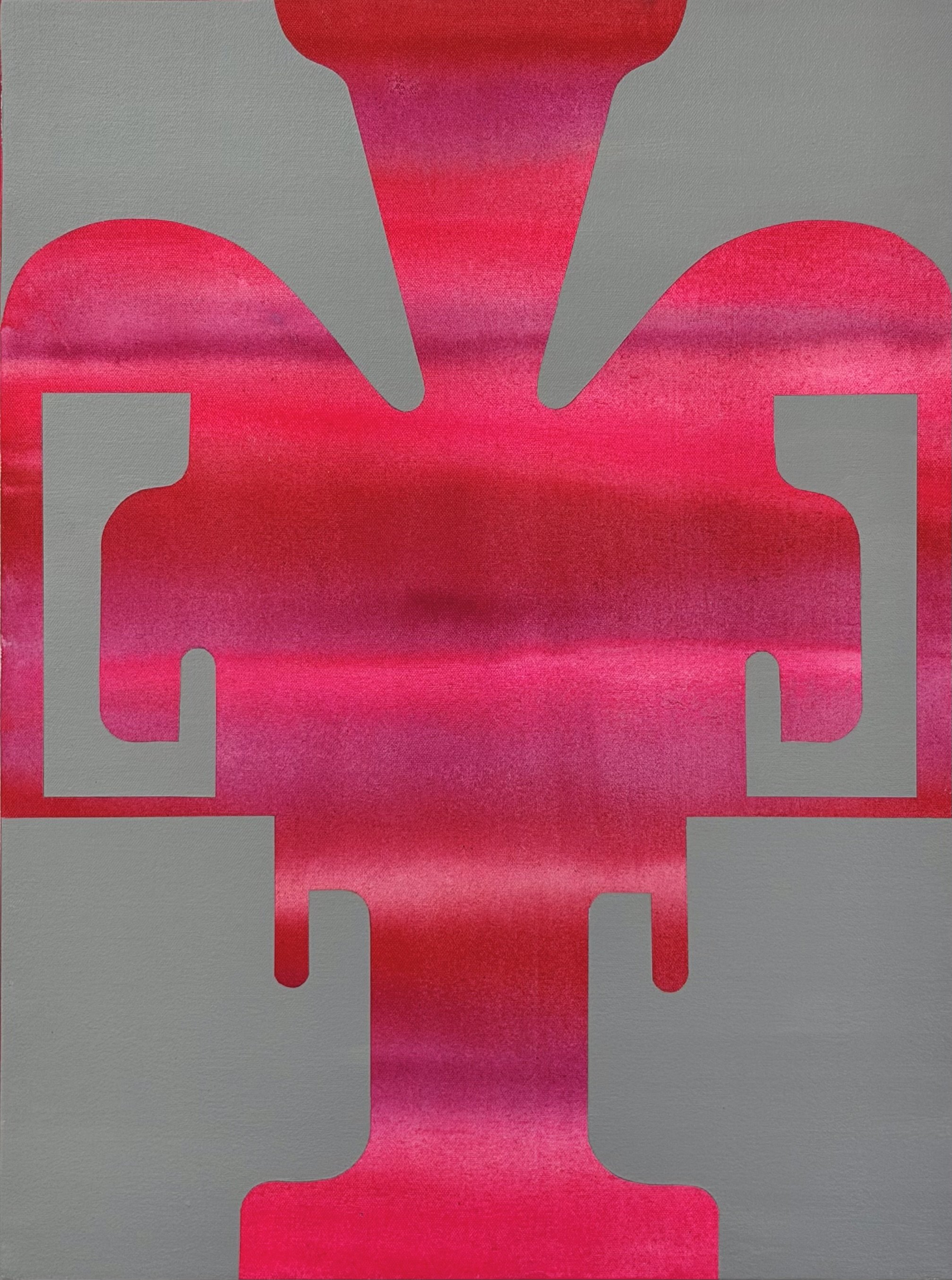 La Vie en Rose, acrylic on canvas, 18 x 24 in.