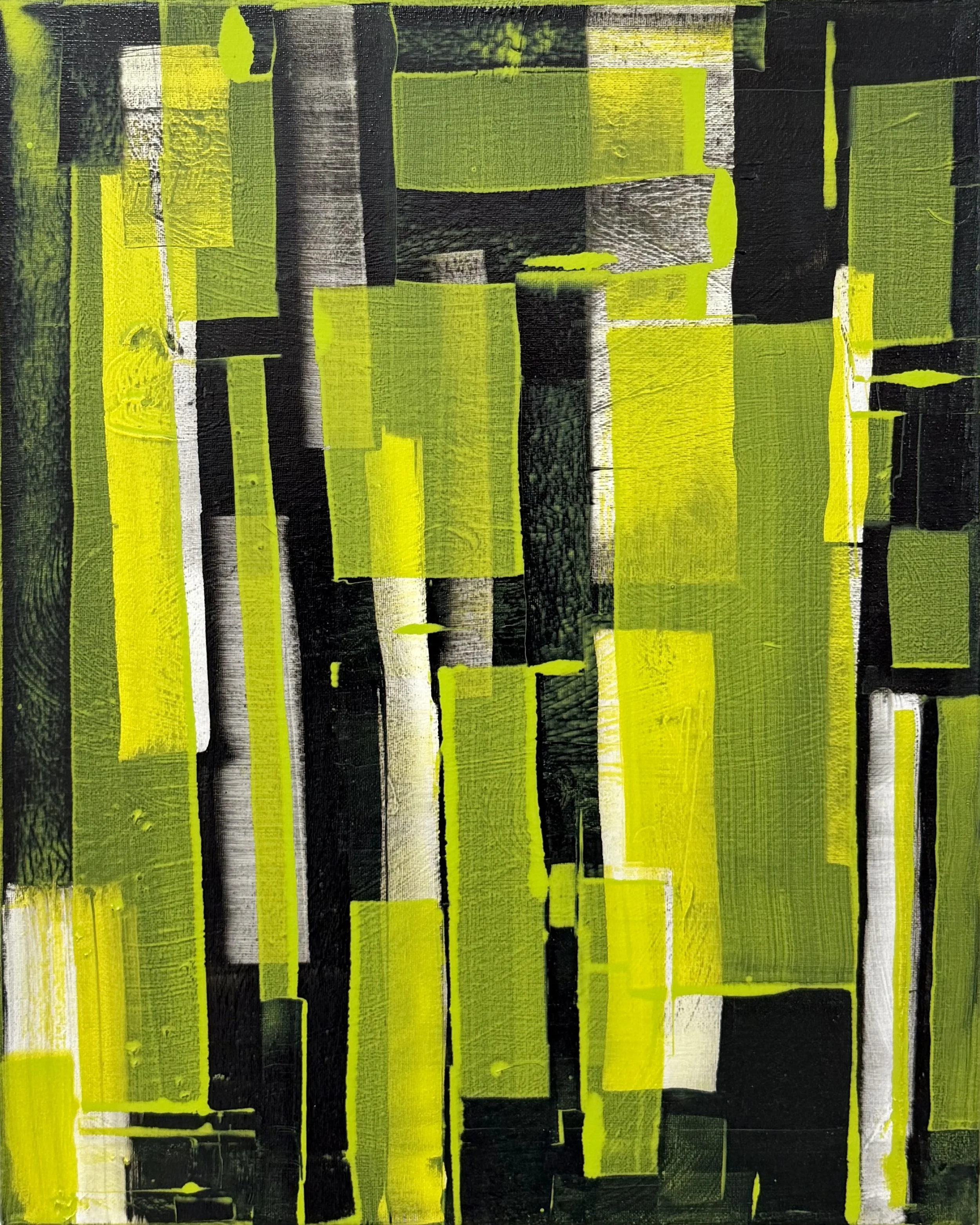 Lemon Drop, acrylic on canvas, 16 x 20 in.