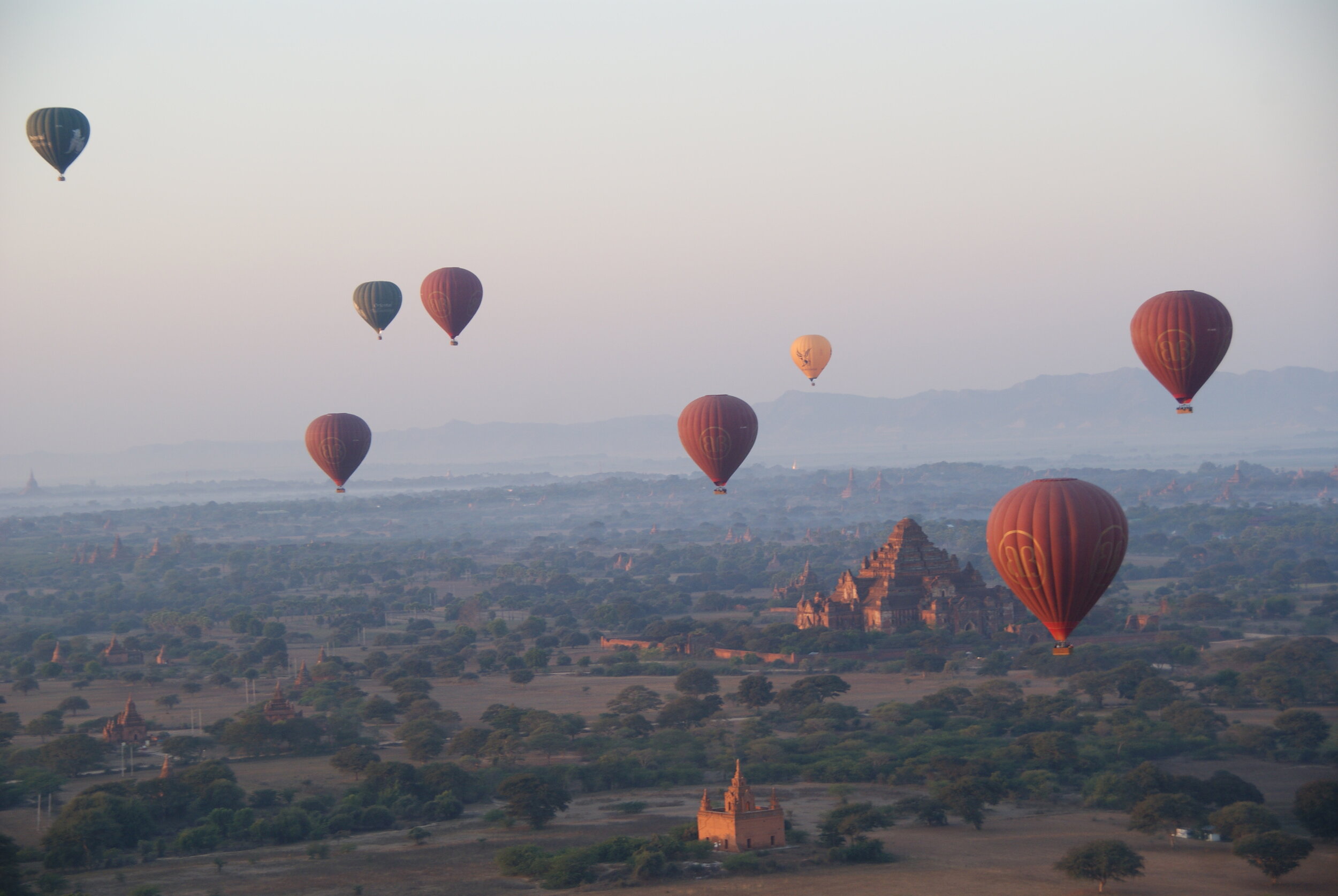 Balloons over Bagan