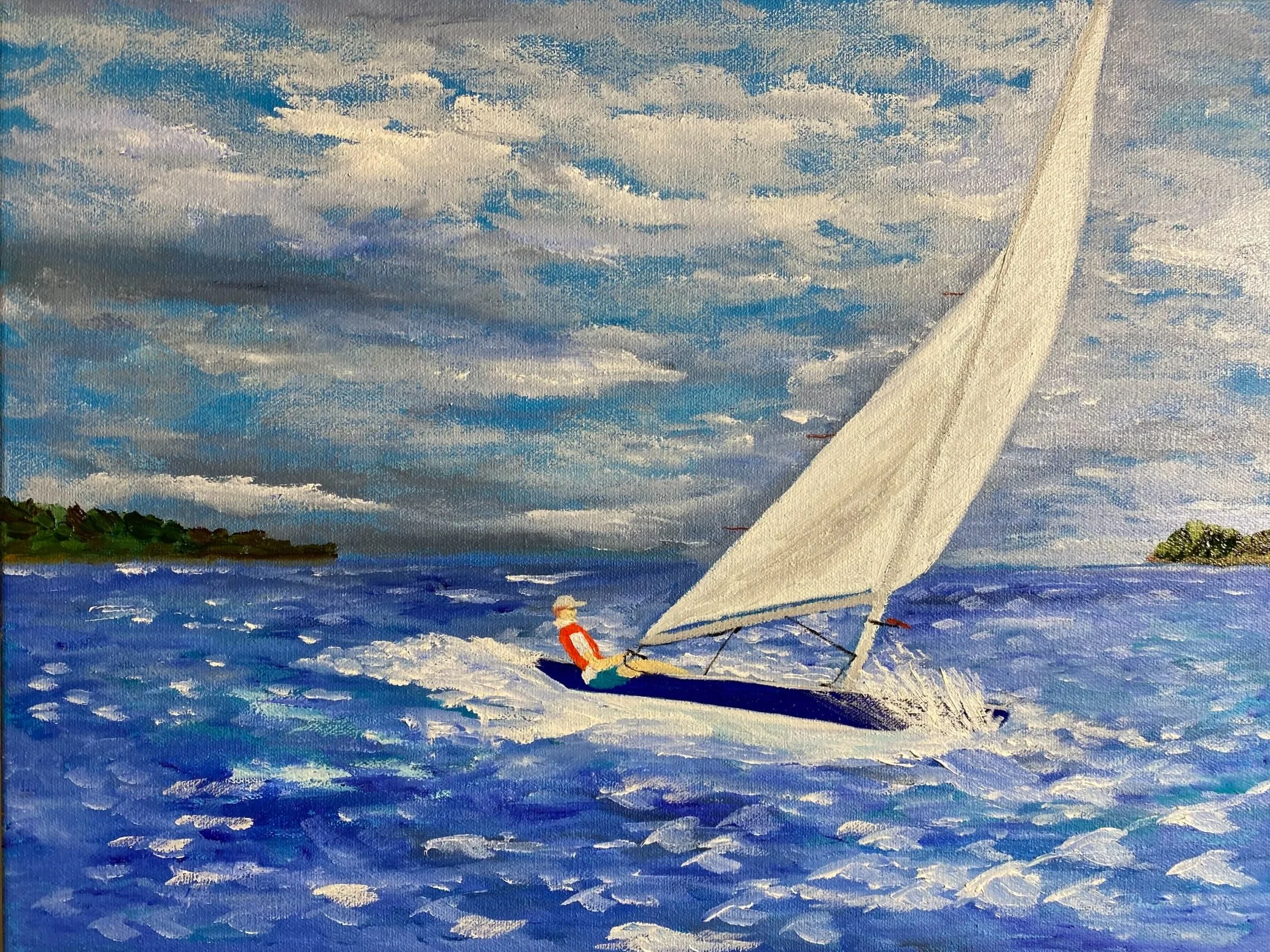 Laser Fun   Oil on Canvas  8 x 12
$350