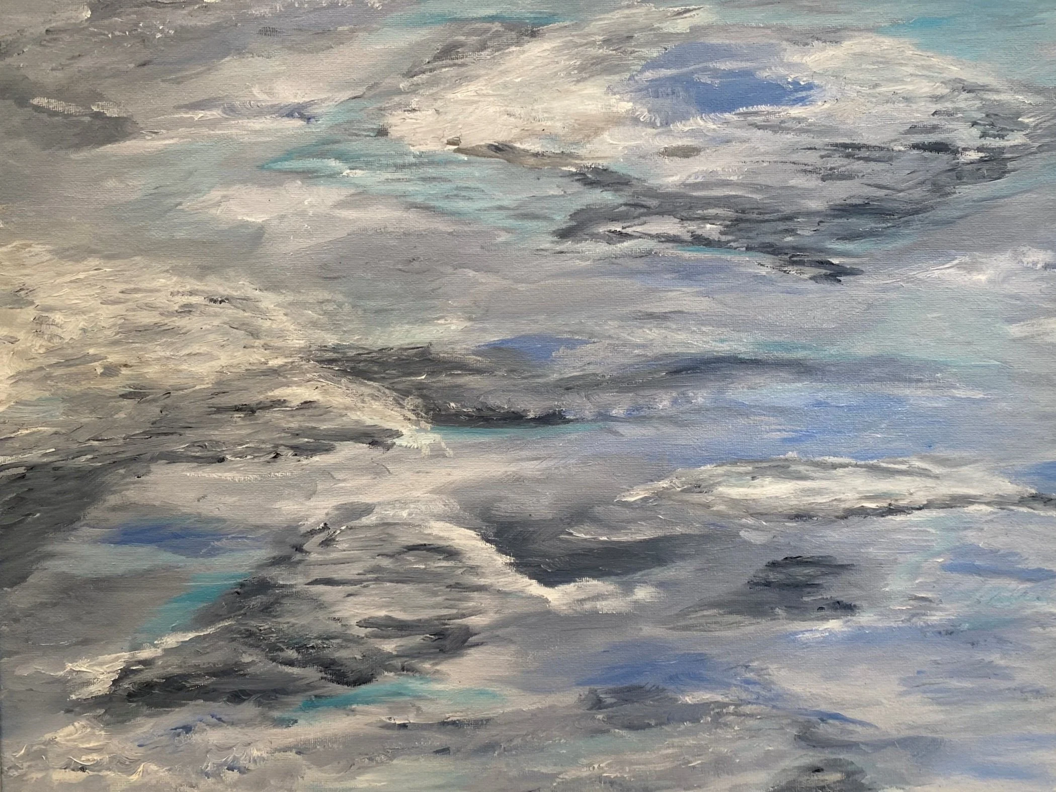 Sky Sea Oil on Canvas 22 x 18   $800  SOLD