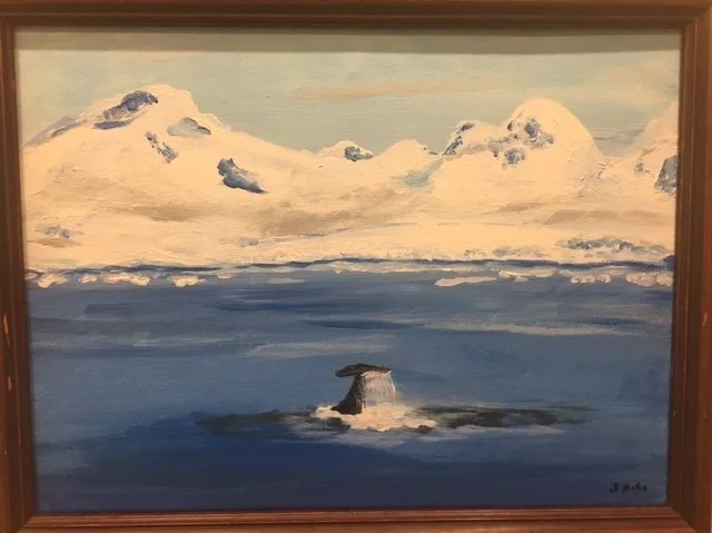 Whale Watch Acrylic 10x 12 $275
