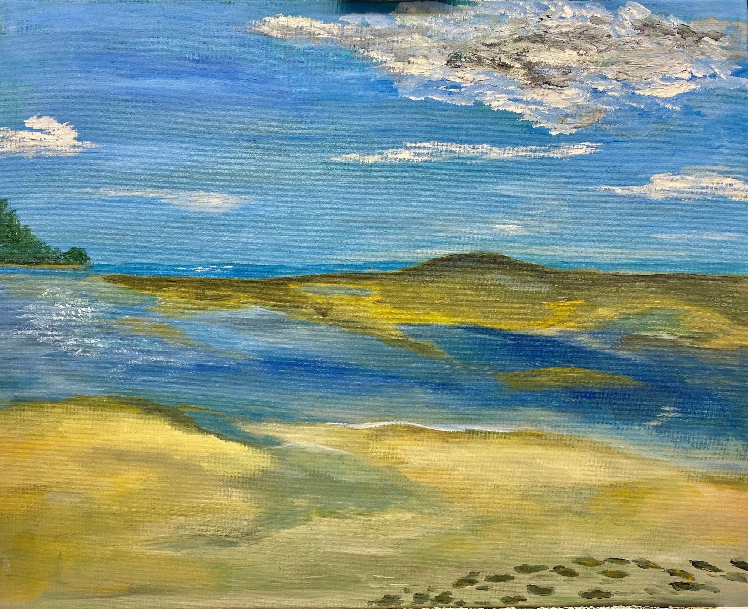 Low Tide Oil on Canvas 12 x 14 $300