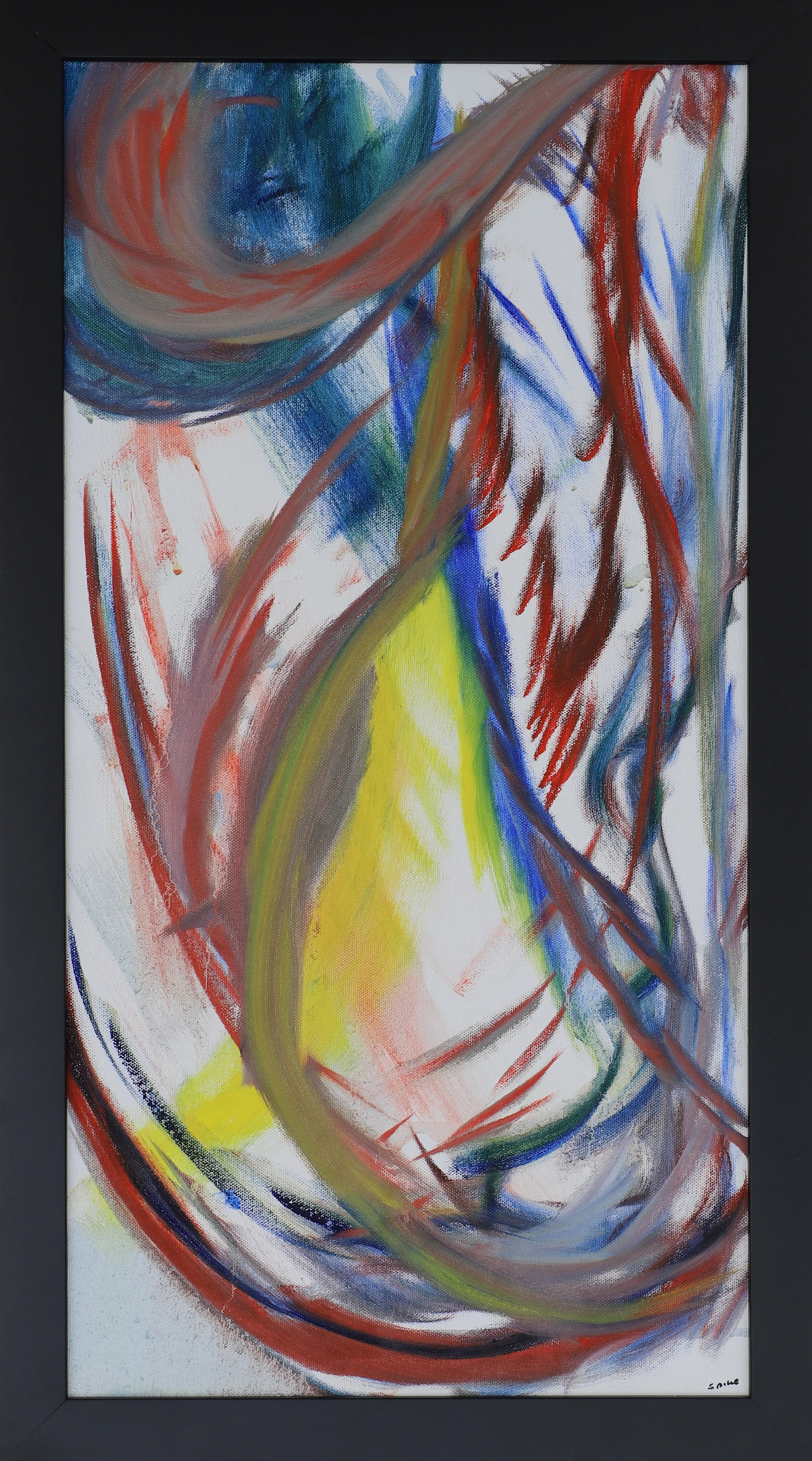 Pear 12 x 24 acrylic $350