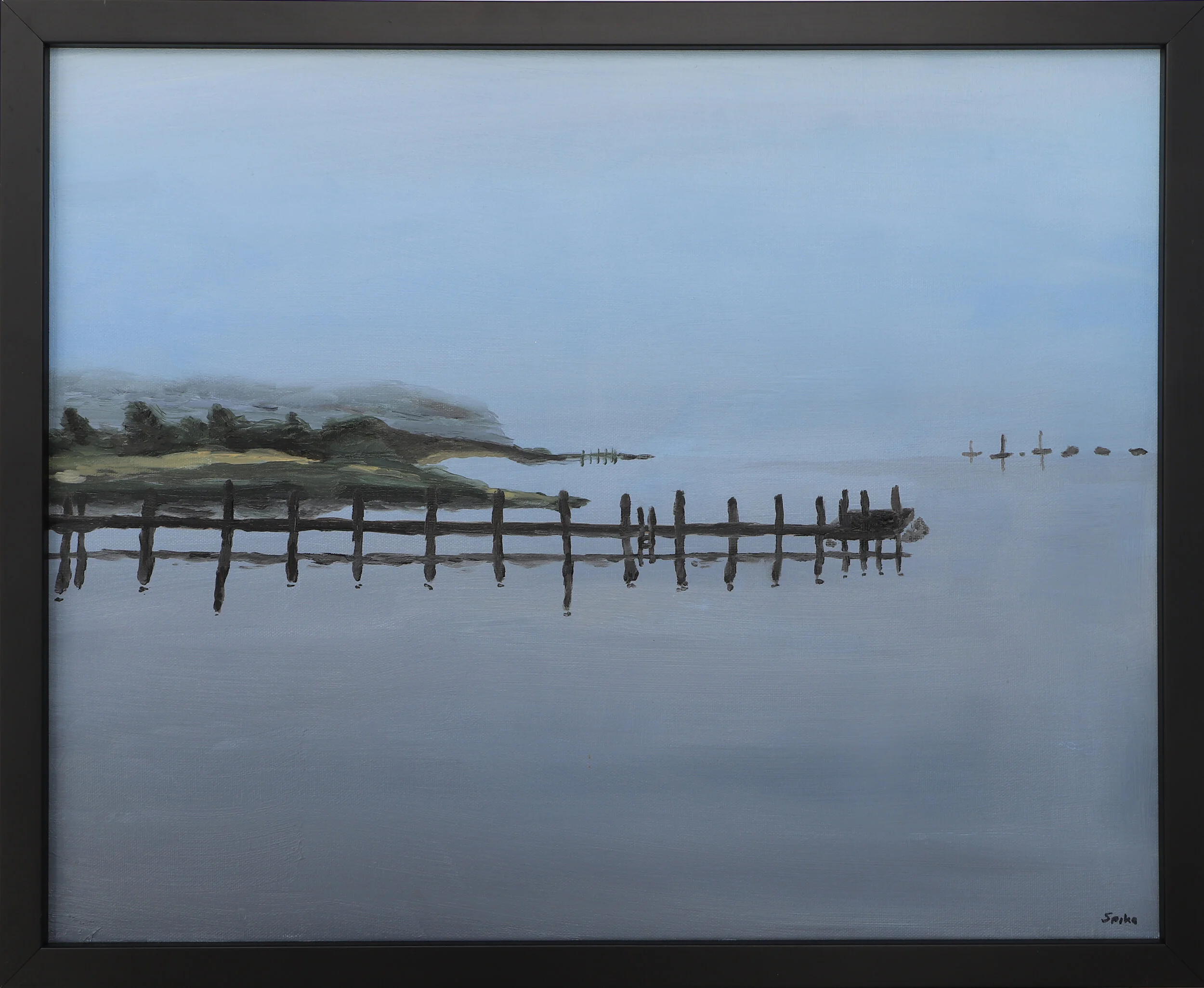 Gleysteen's Dock 20 x 16 oil on canvas $425 SOLD