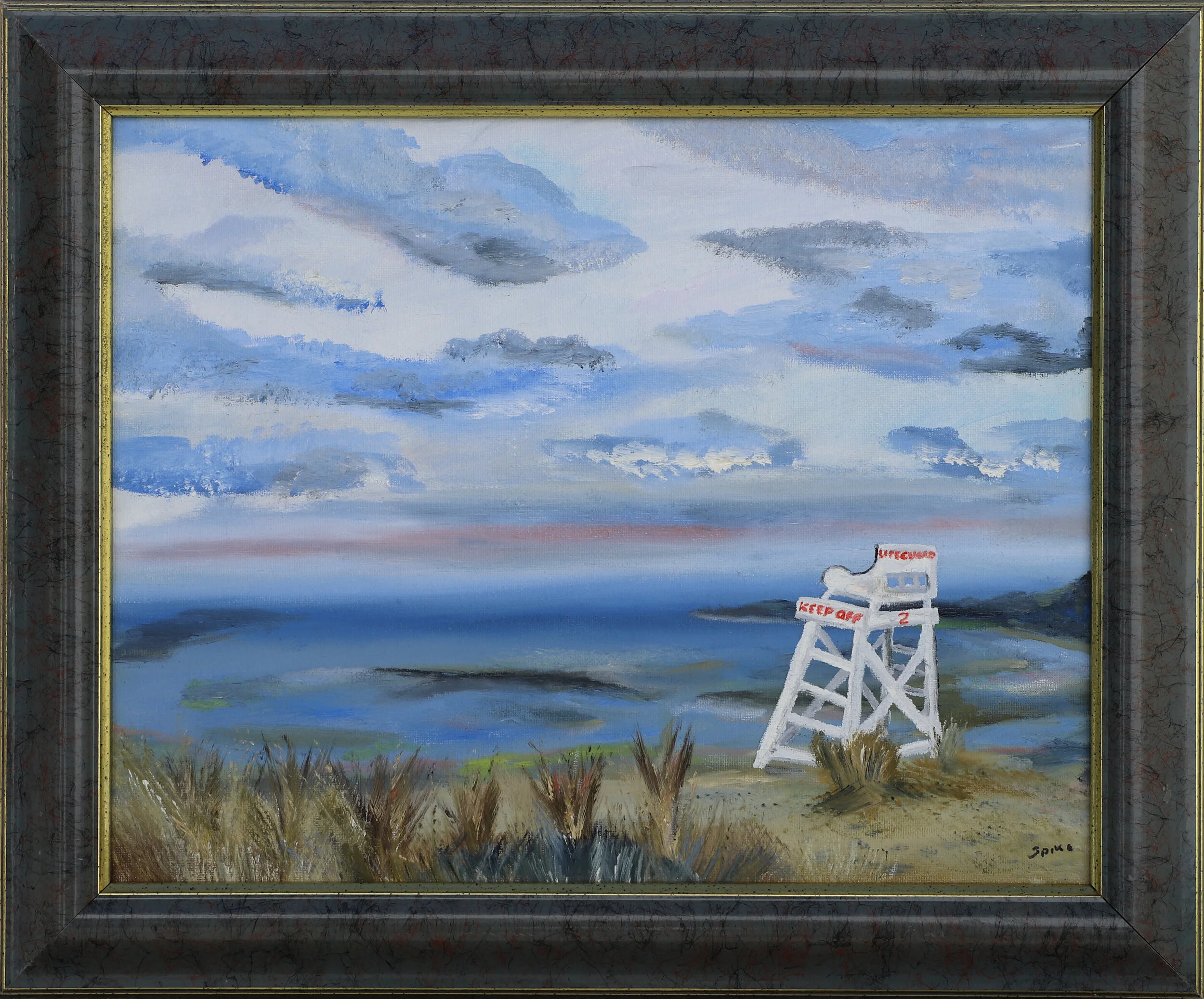 The Watch Captain 16 x 12 oil on canvas $250