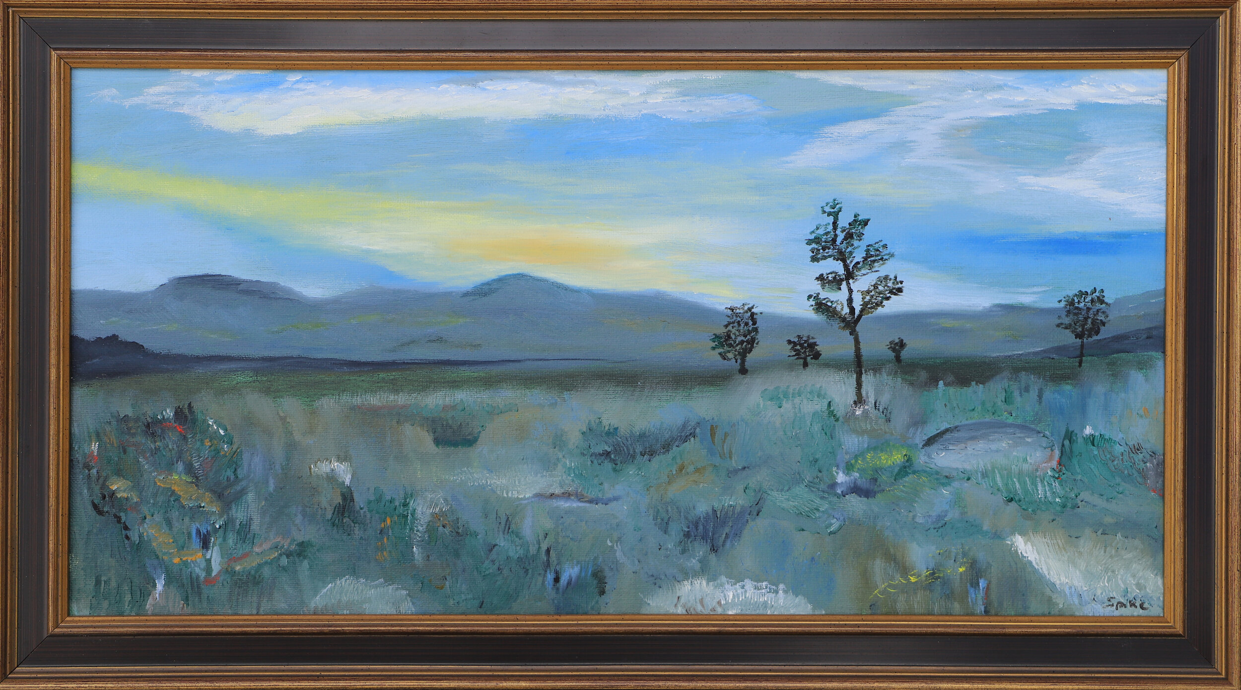 Go West 20 x 10 oil on canvas $275