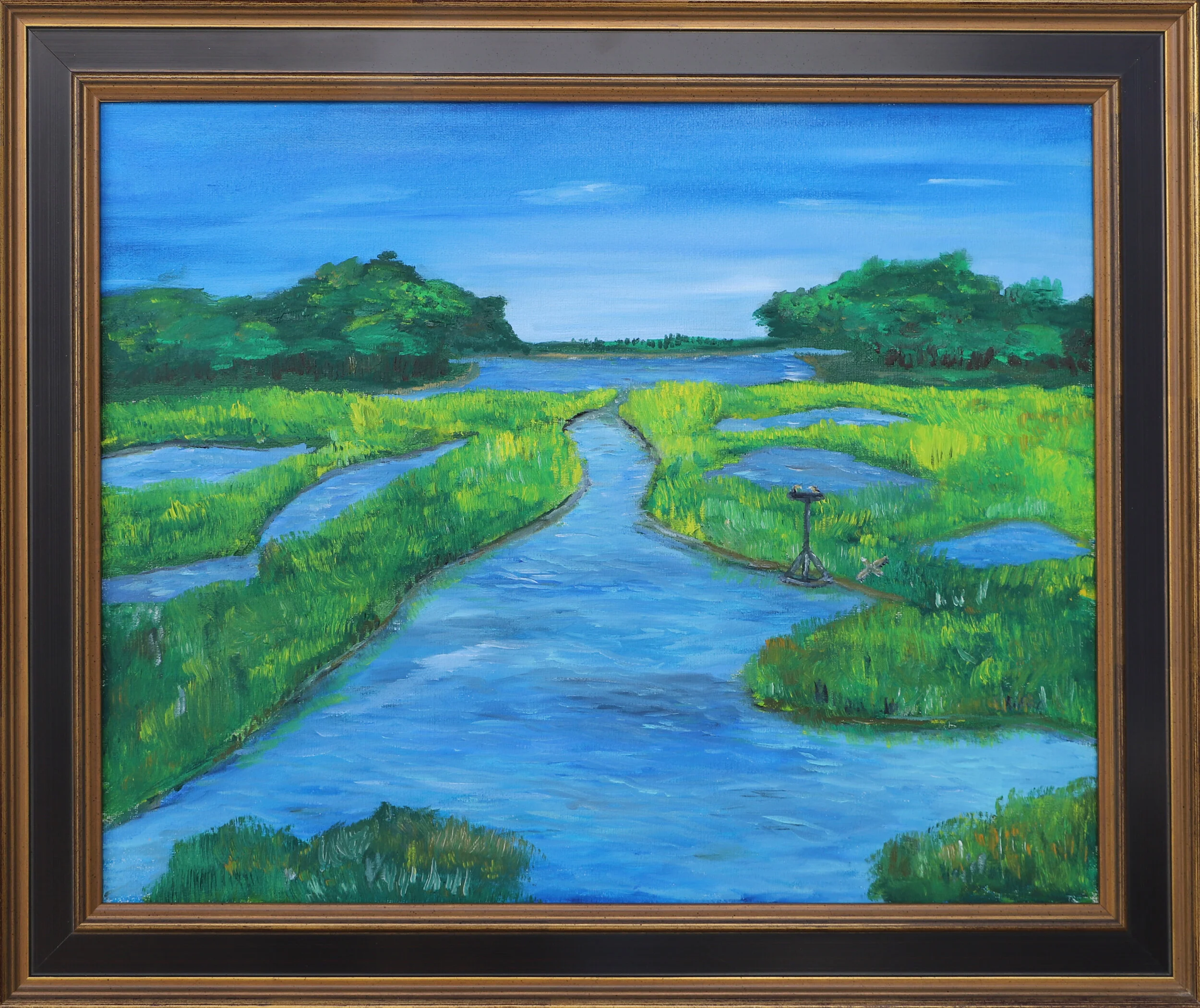 A New Estuary 16 x 12 oil on canvas $500