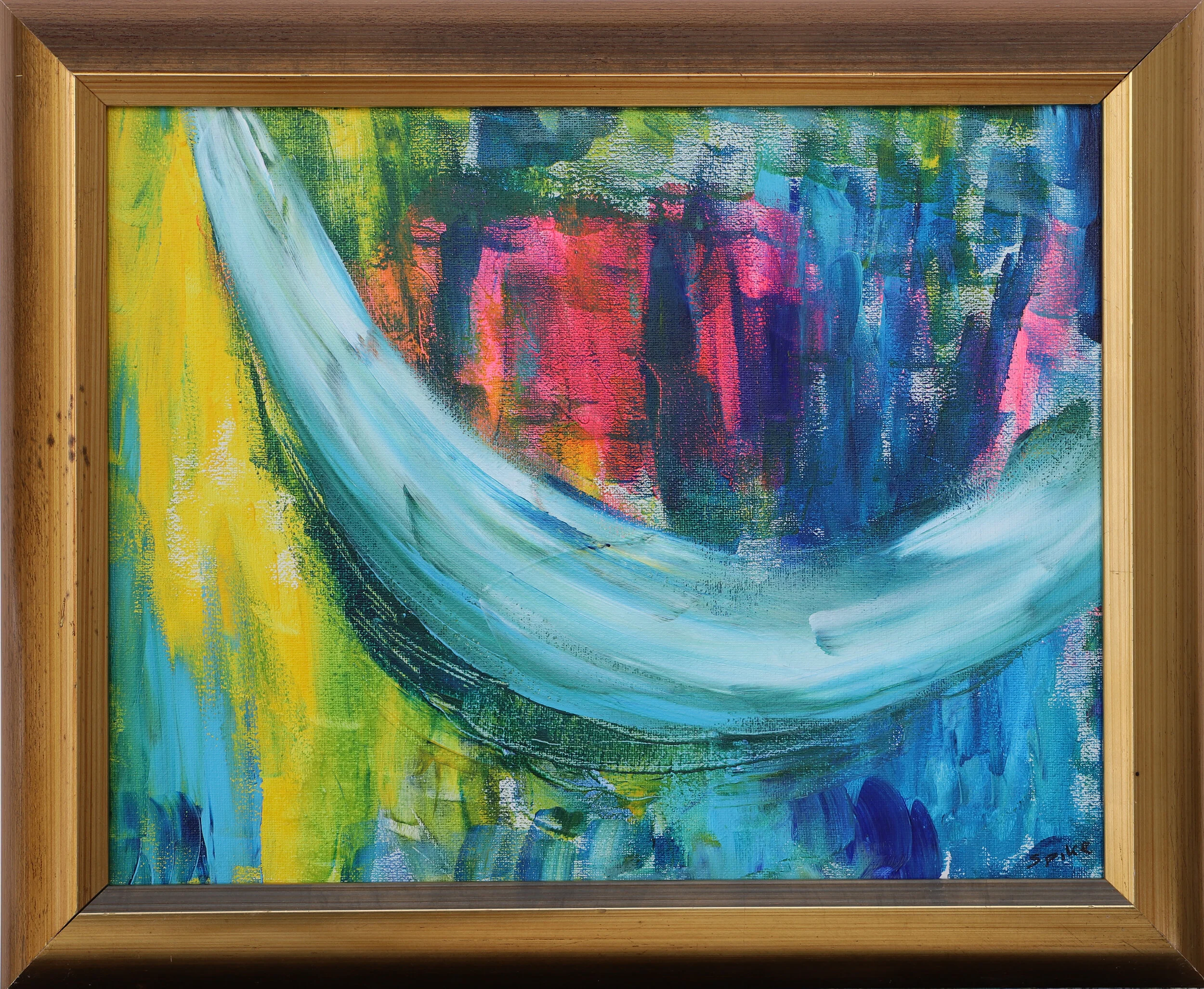 Swoooosh 14 x 11 acrylic $275