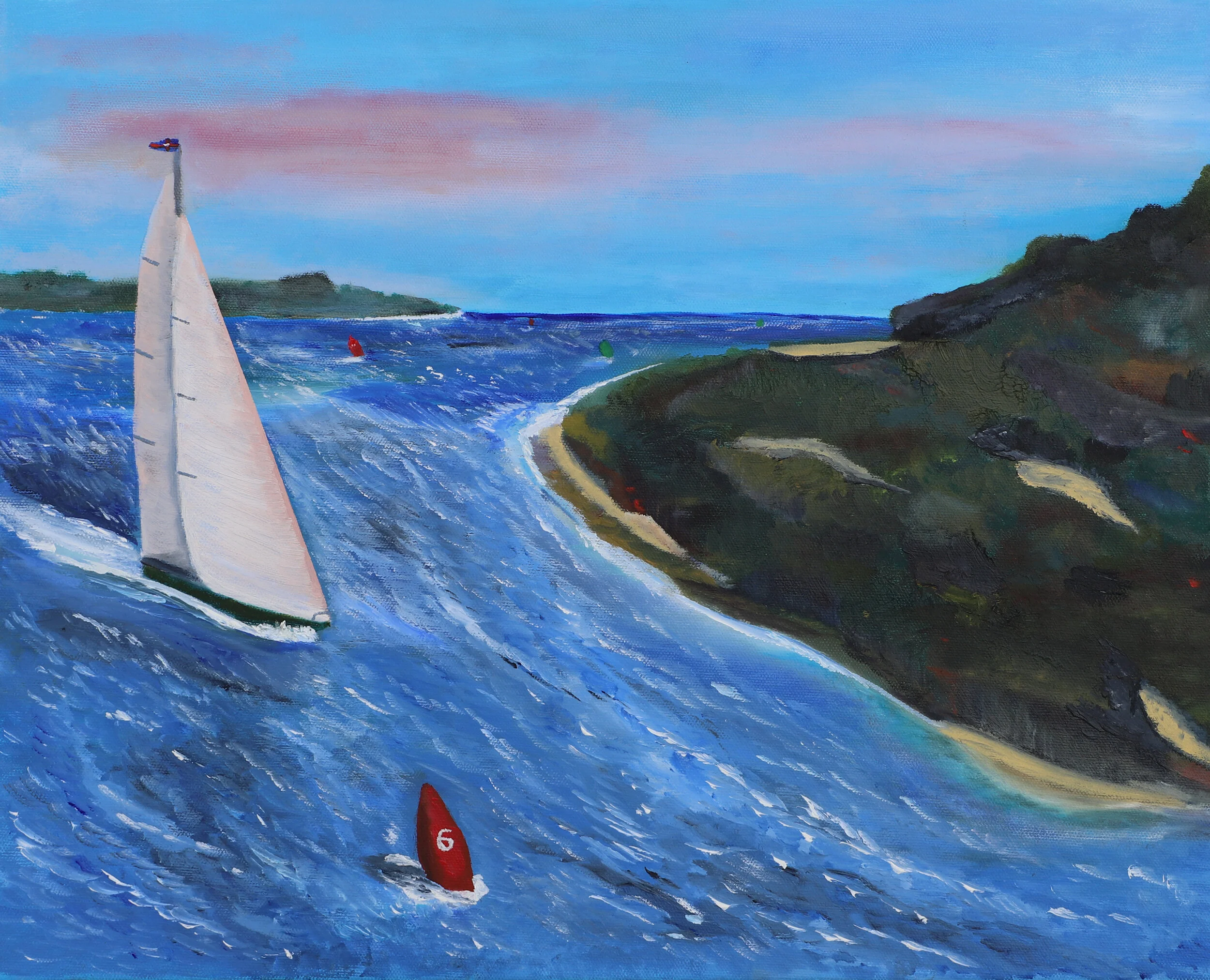 The Reach 20 x 16 oil on canvas $350