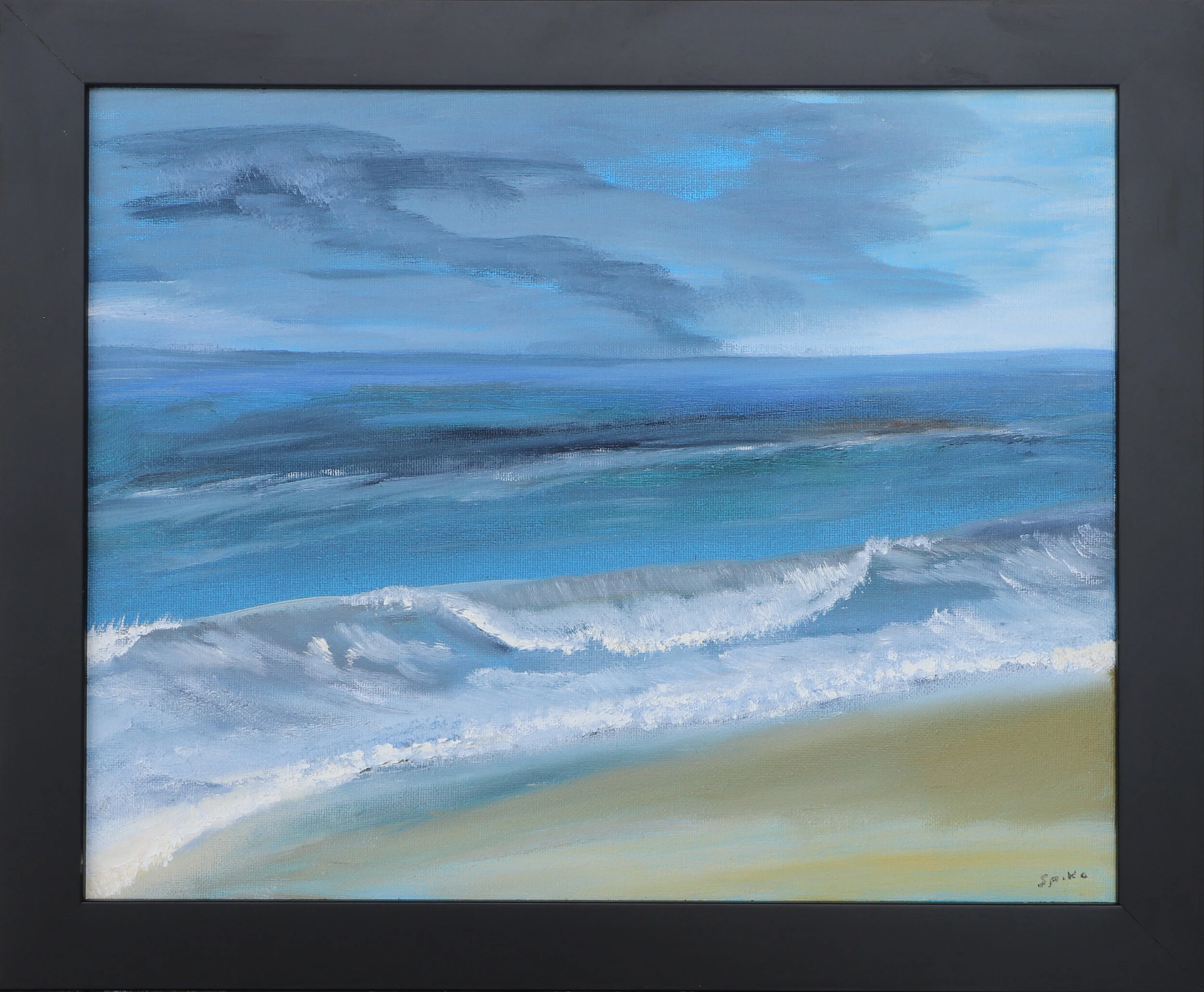 Let's Go 12 x 10 oil on canvas $200