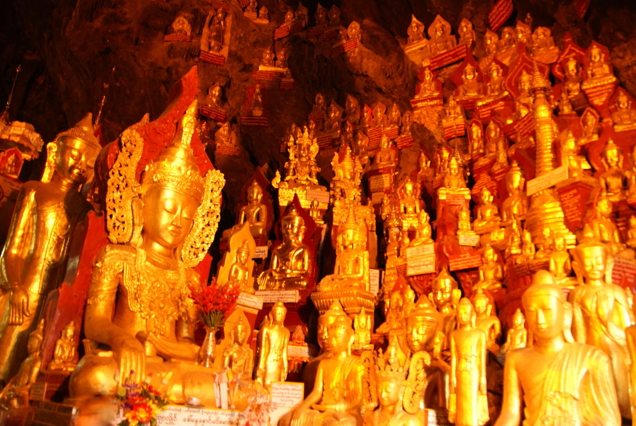 Temple in a Cave, Myanmar