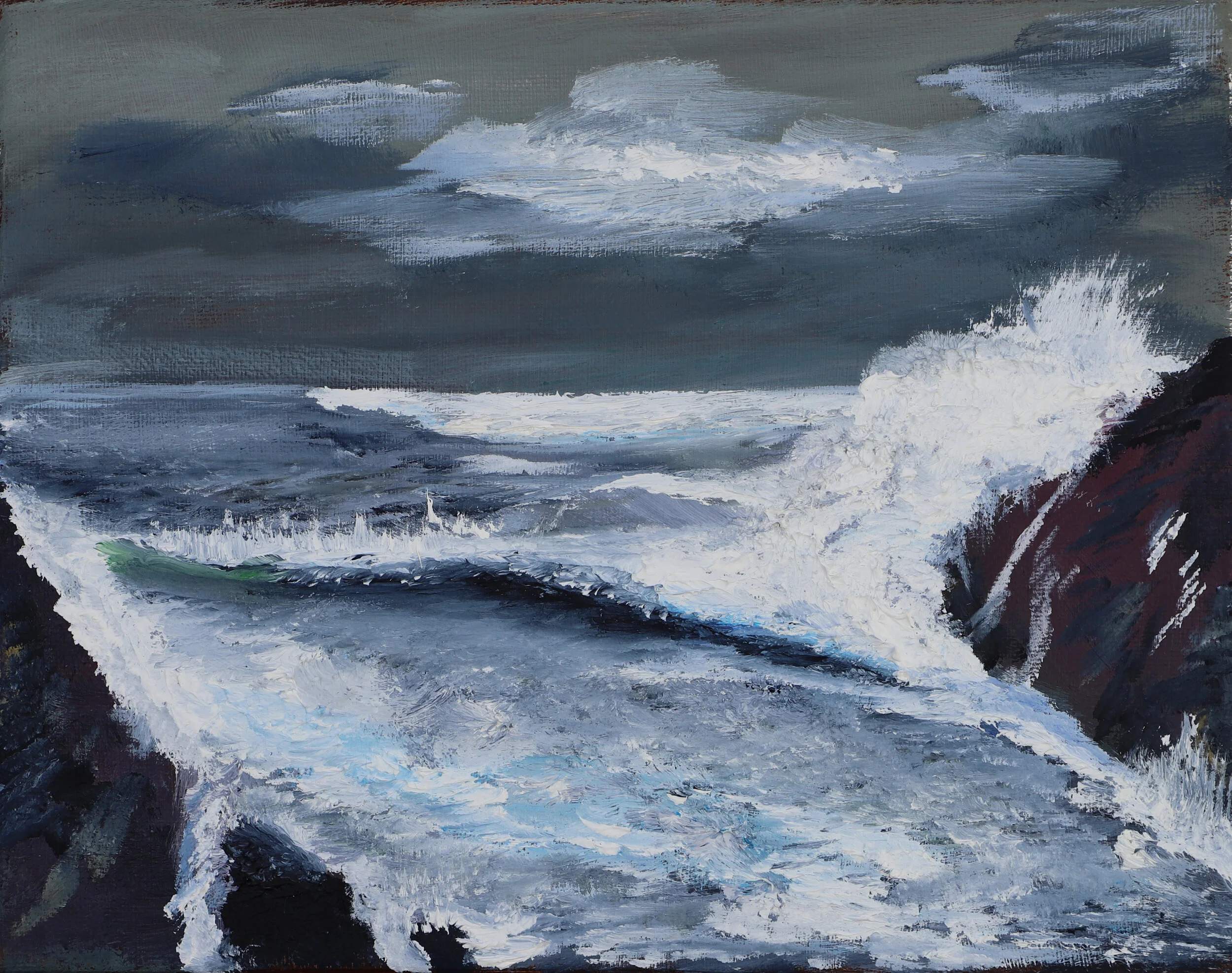 Before the Hurricane 10 x 8 oil on canvas $150