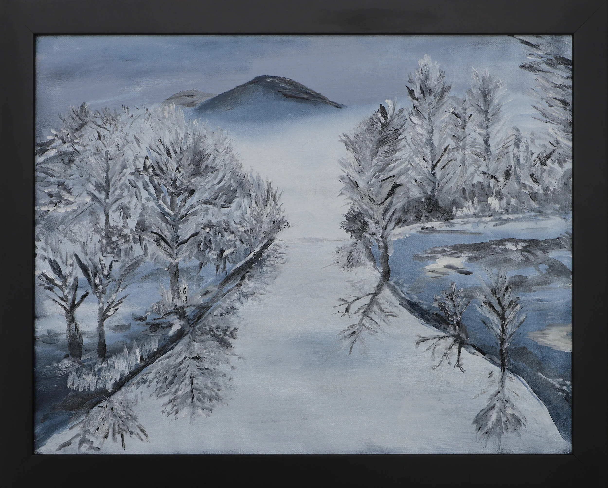 Winter's Eve 18 x 14 oil on canvas $400