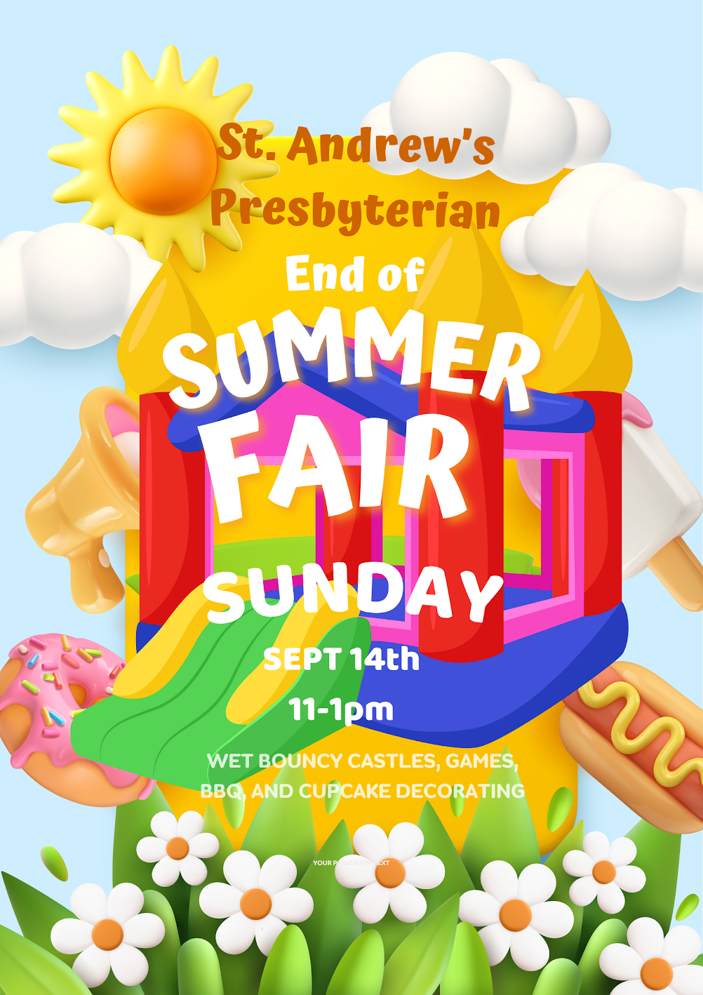 End of Summer Fair coming Sunday, September 14th!