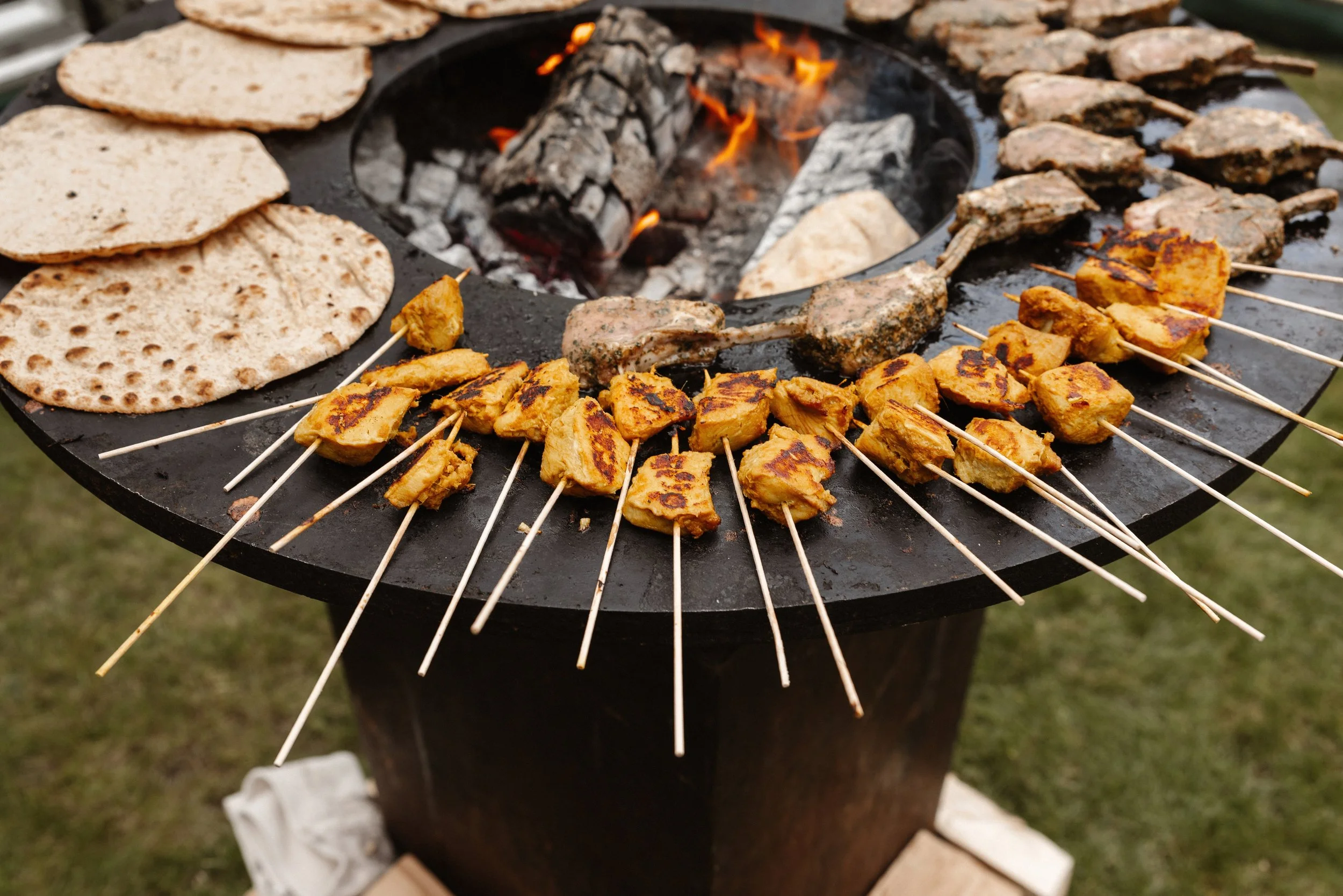 A Summer Party with Three Food Stations, a Doughnut Bar and Late-Night Kebabs